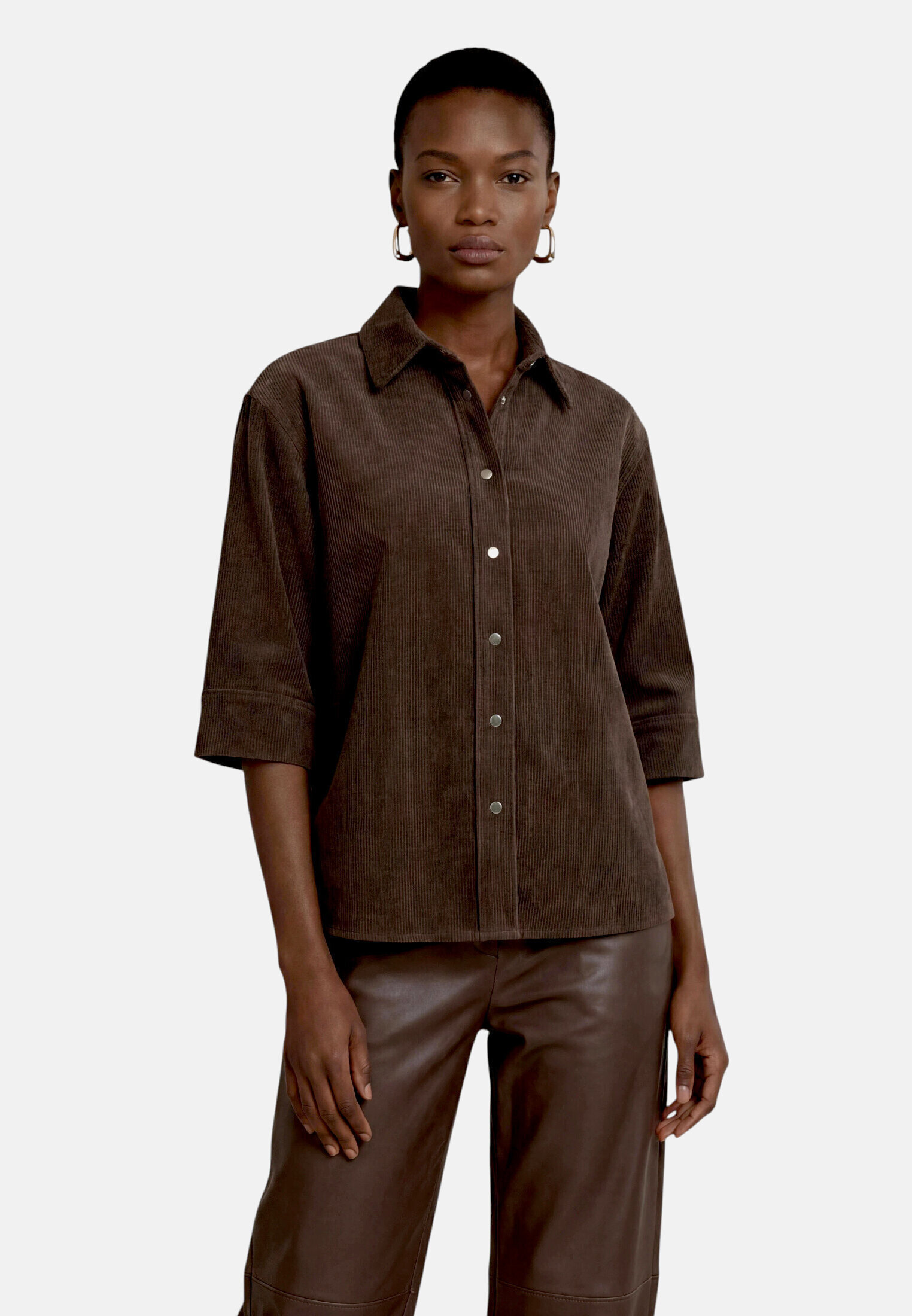 Blouse casual de coupe droite, ZERO