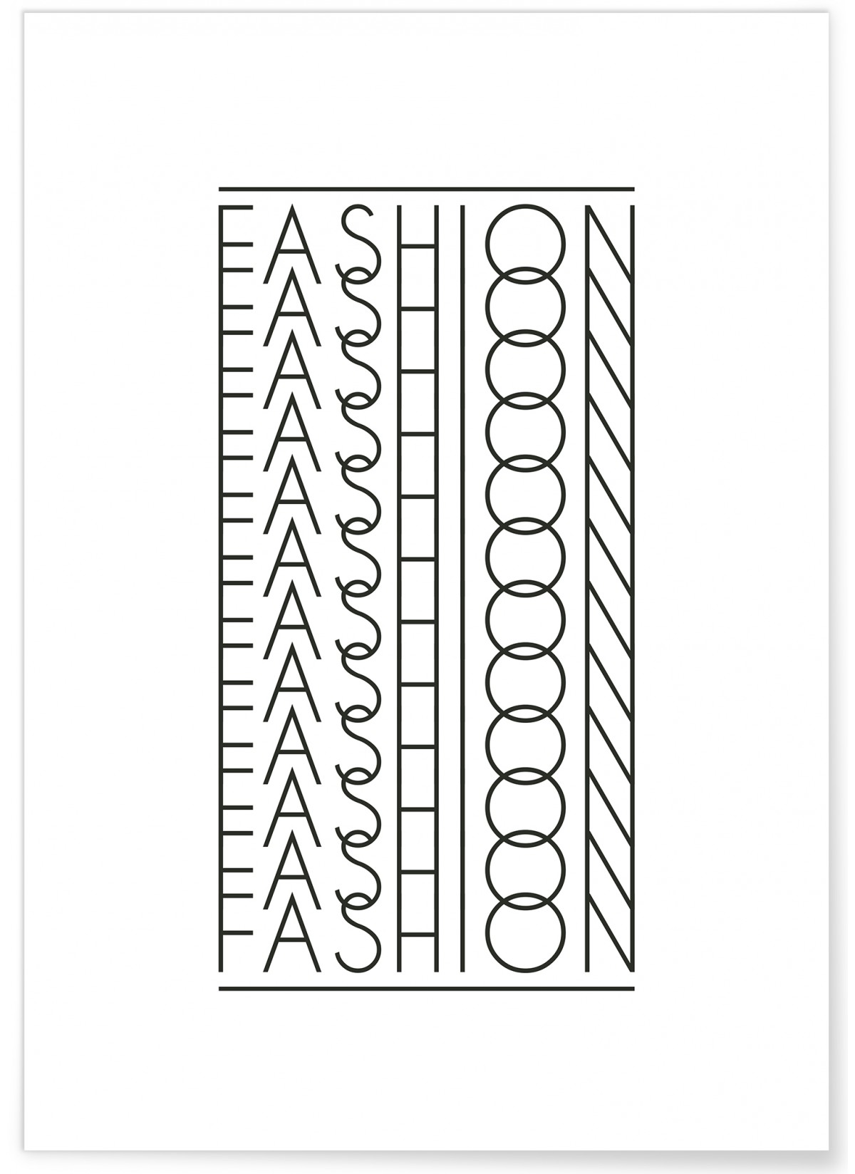 Affiche 'Fashion', L'AFFICHERIE