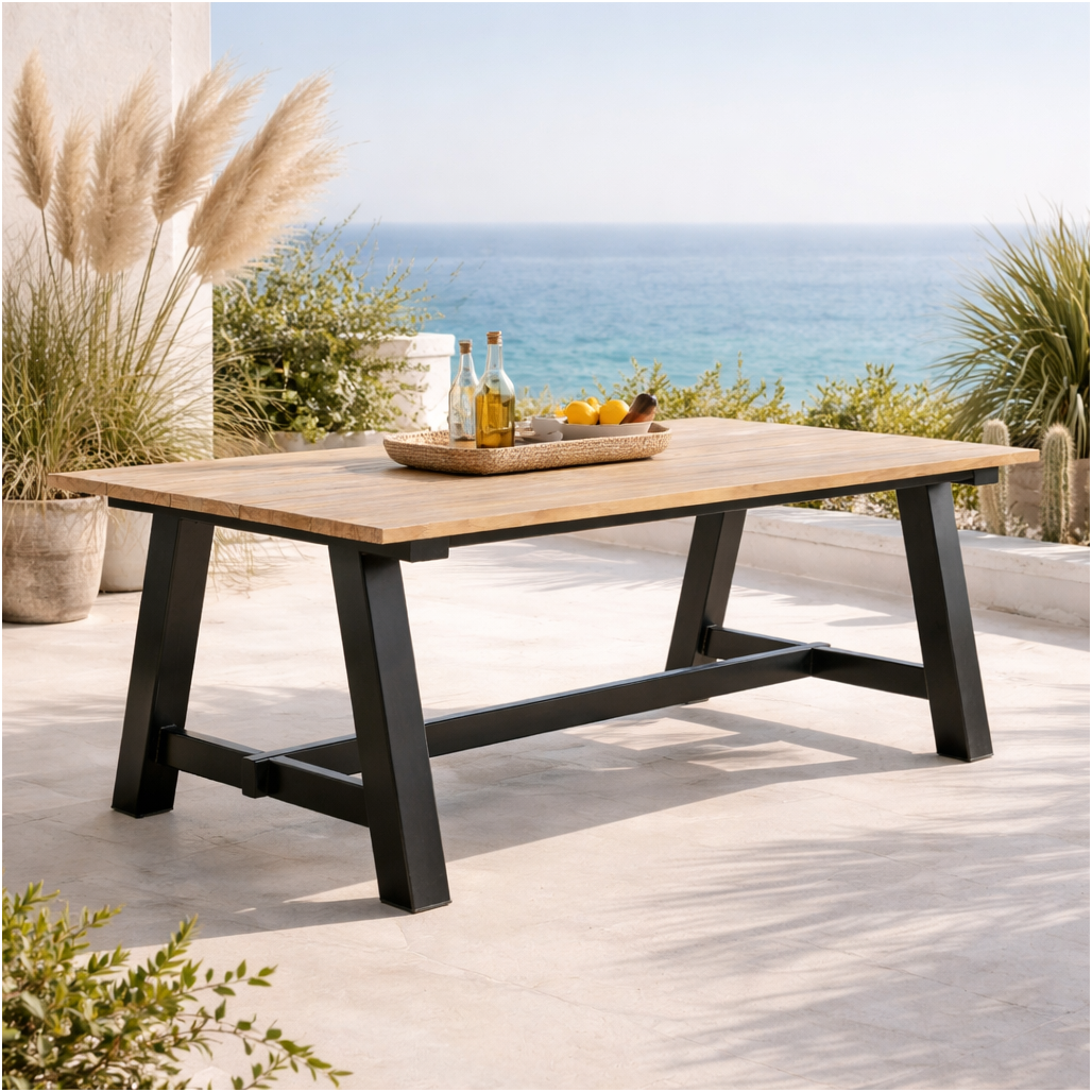 Table jardin en teck Paulo, WANDA COLLECTION