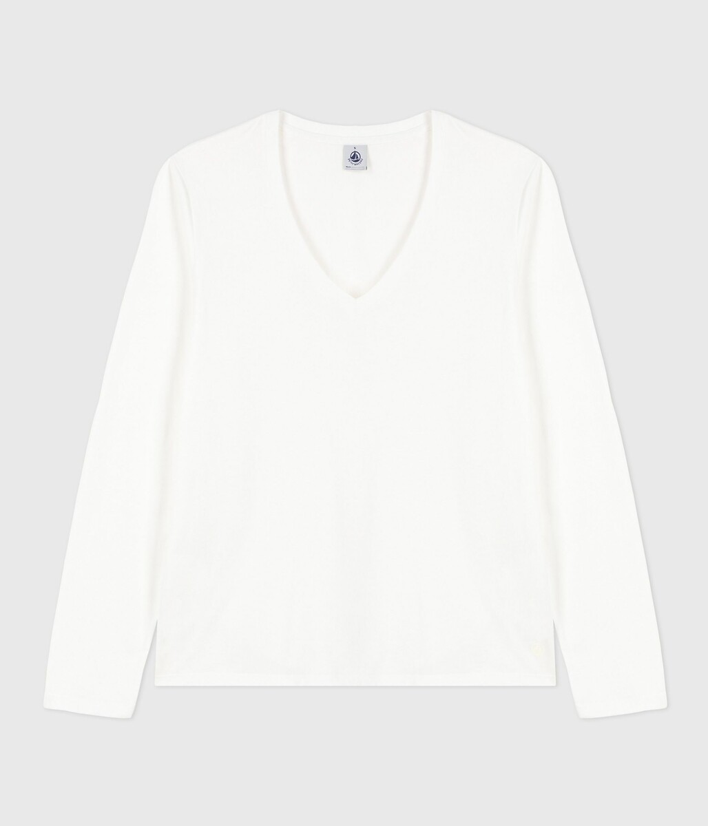 T-shirt Le Droit manches longues col V