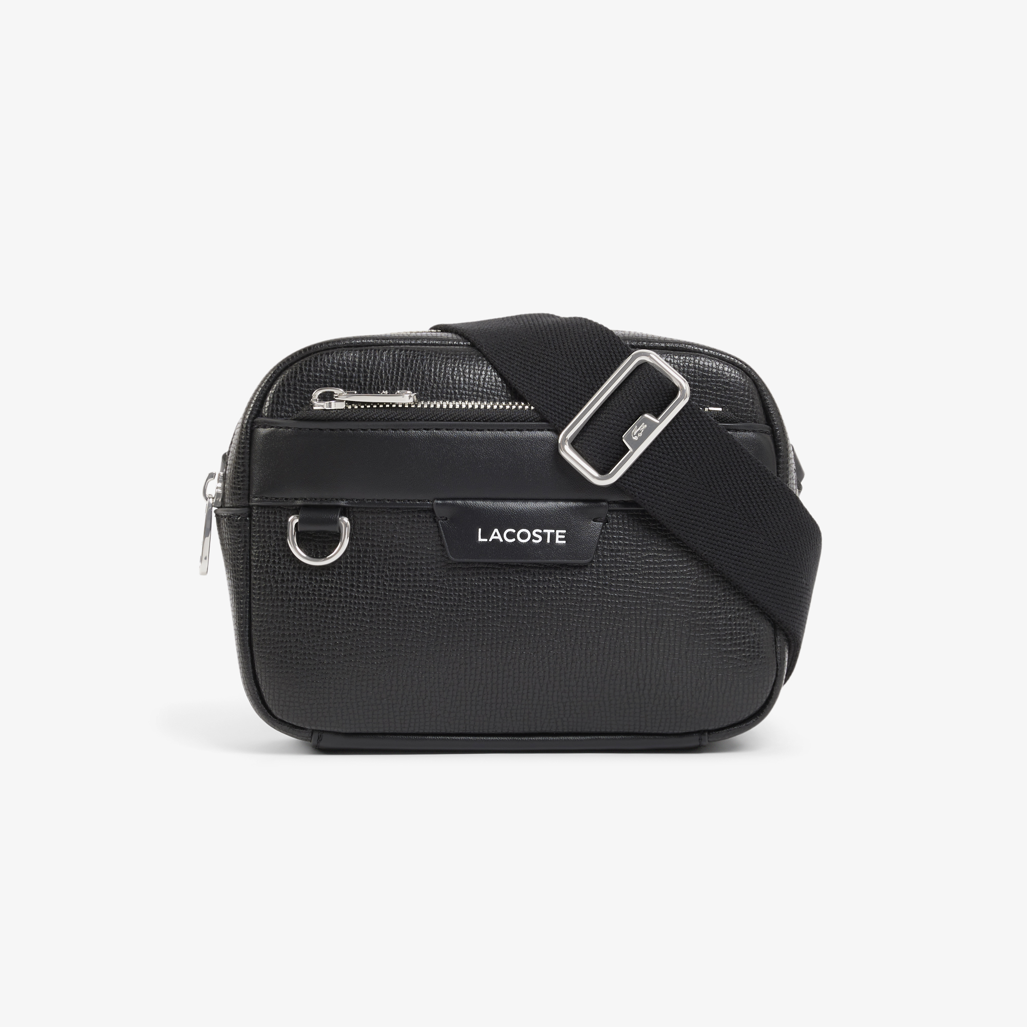 Mini sac reporter Ossian en cuir, LACOSTE