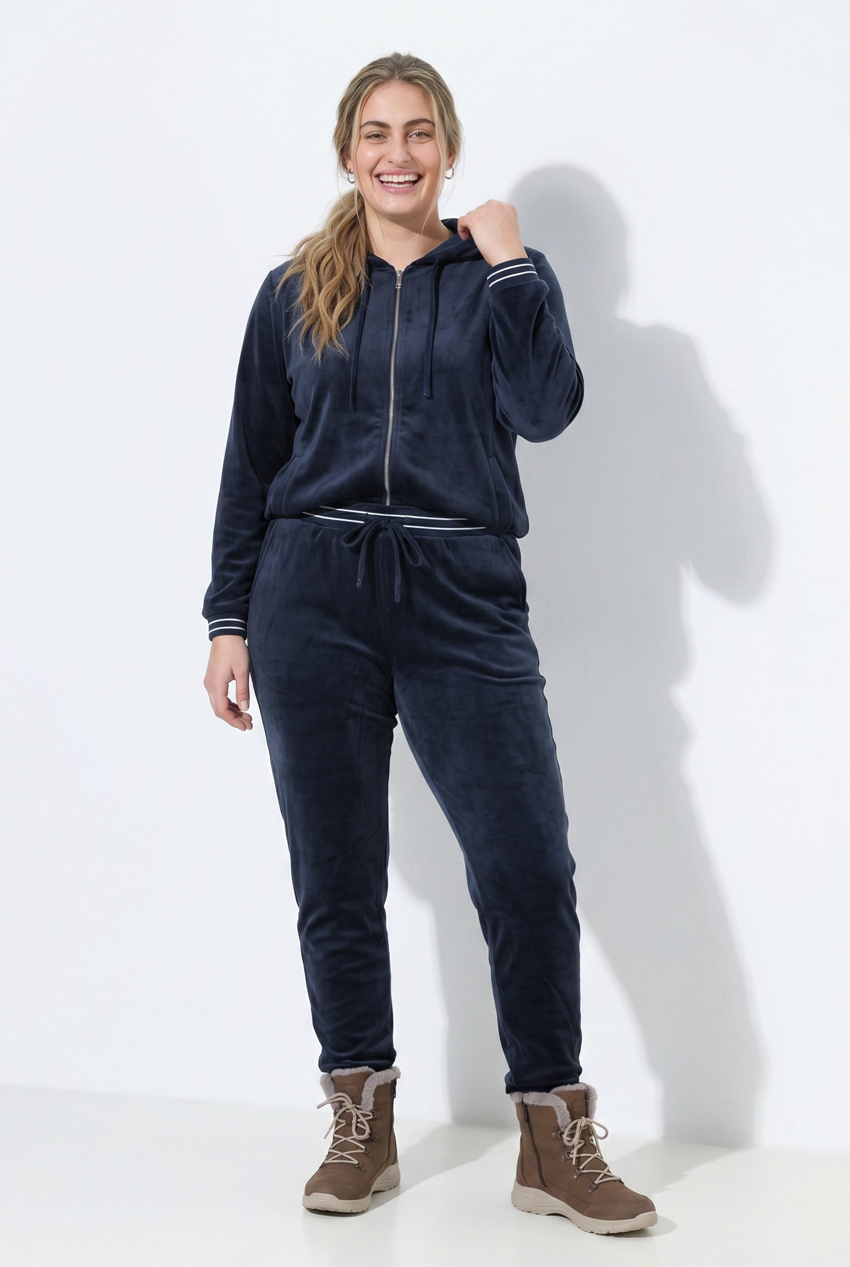 Pantalon de jogging en velours, ULLA POPKEN