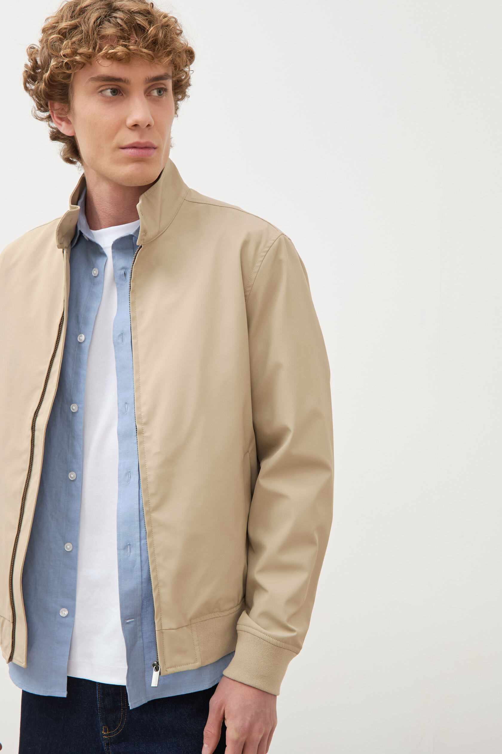 Blouson col camionneur manches longues, BONOBO