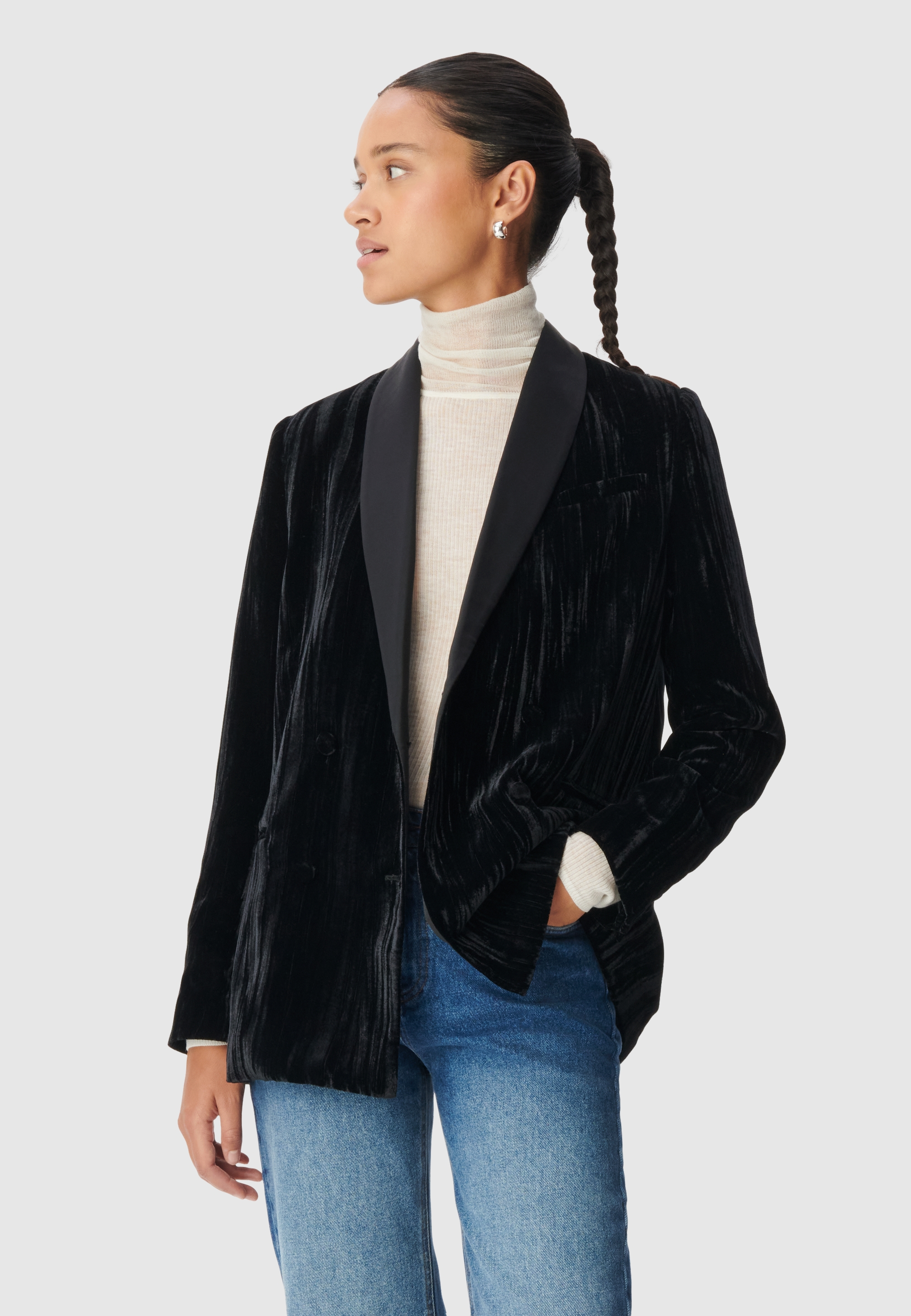 Veste de tailleur velours, IKKS