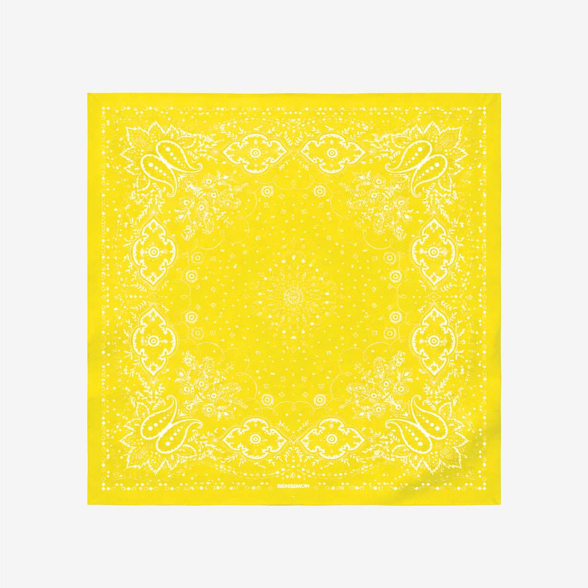 Foulard carre bandana en soie, BENSIMON
