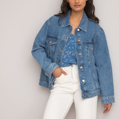 Куртка из джинсовой ткани широкого покроя LA REDOUTE COLLECTIONS