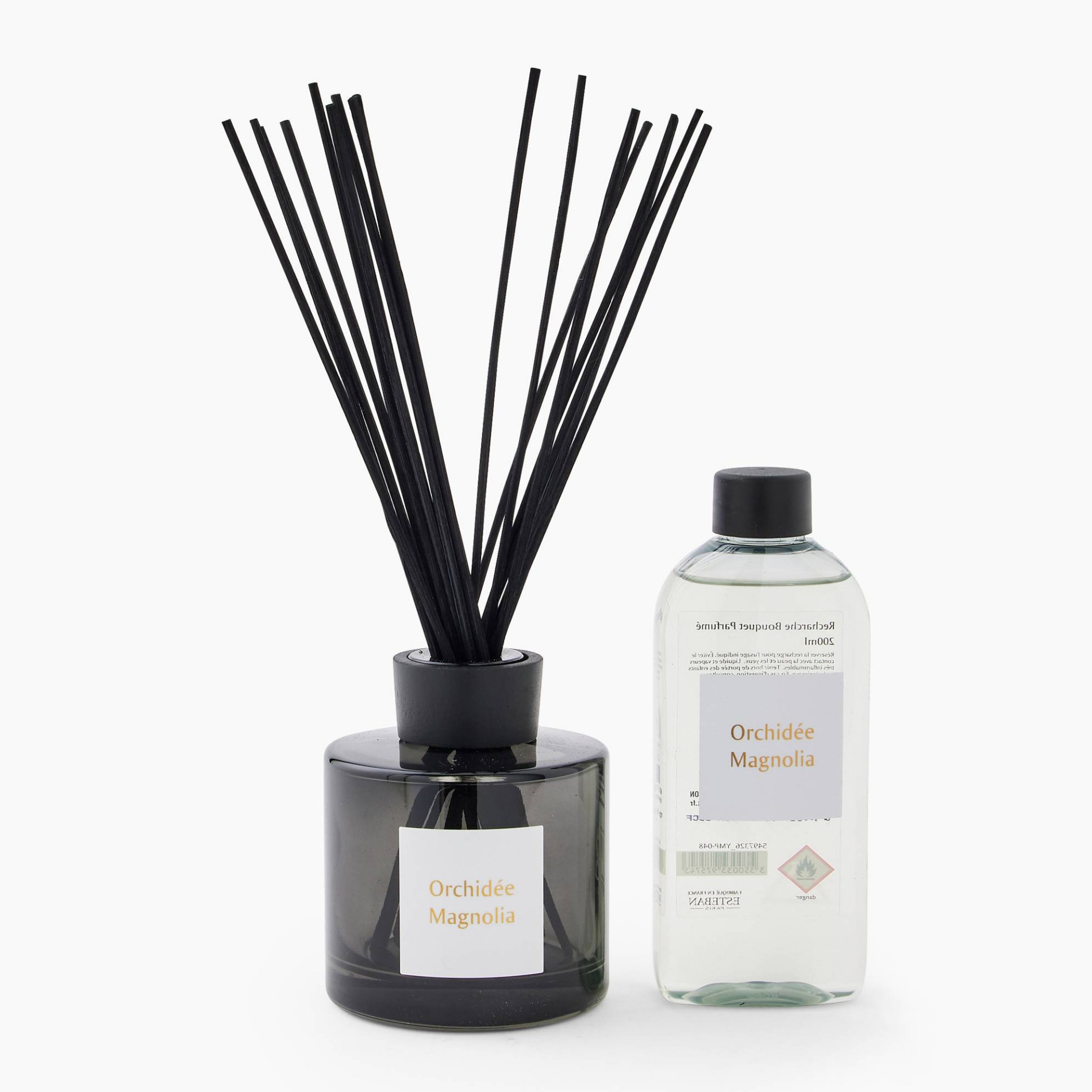 Diffuseur, parfum Orchidée et Magnolia, 200ml, MONOPRIX MAISON