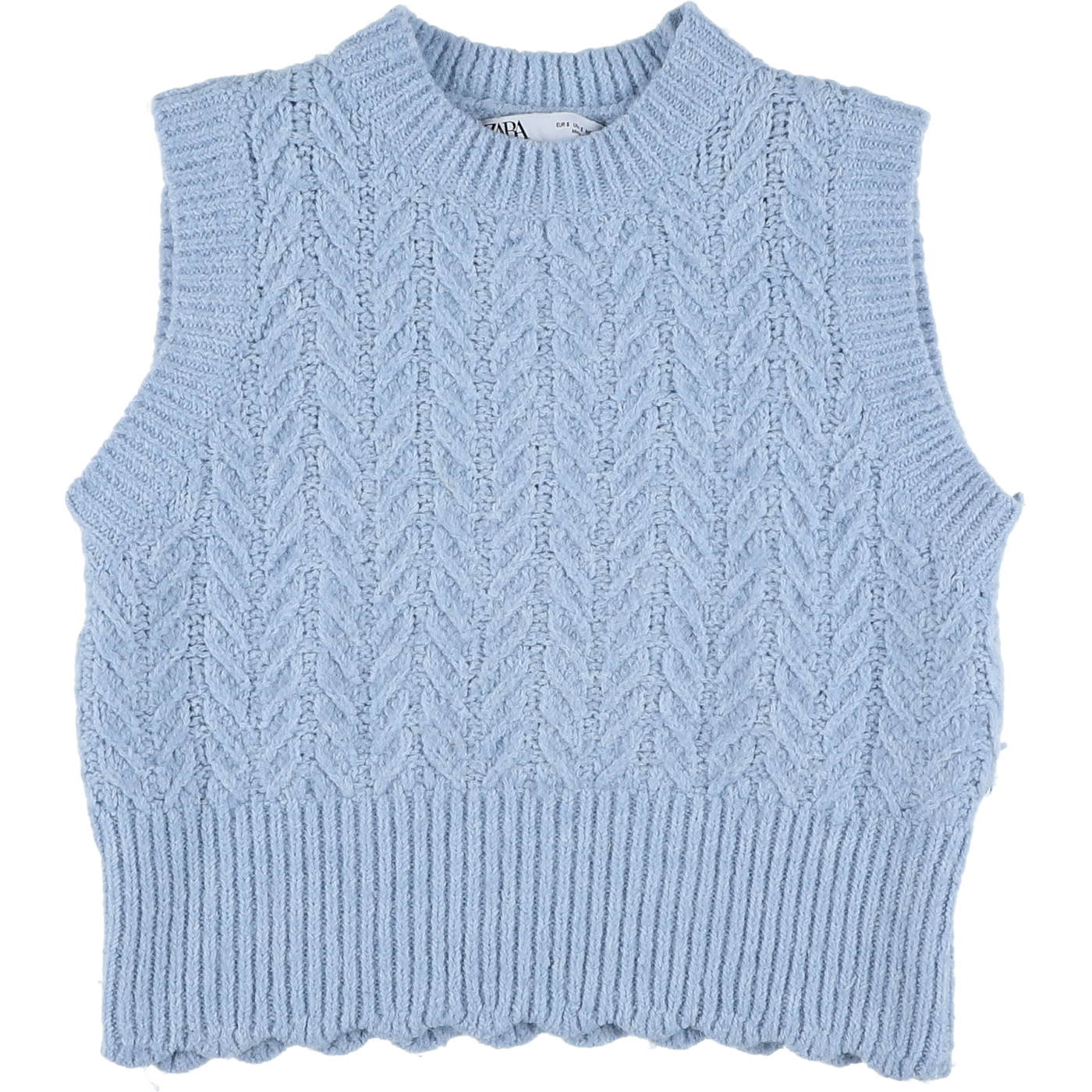Veste Sans Manches Bleue Zara Taille L - Neuf Sans étiquette, Parfaite état