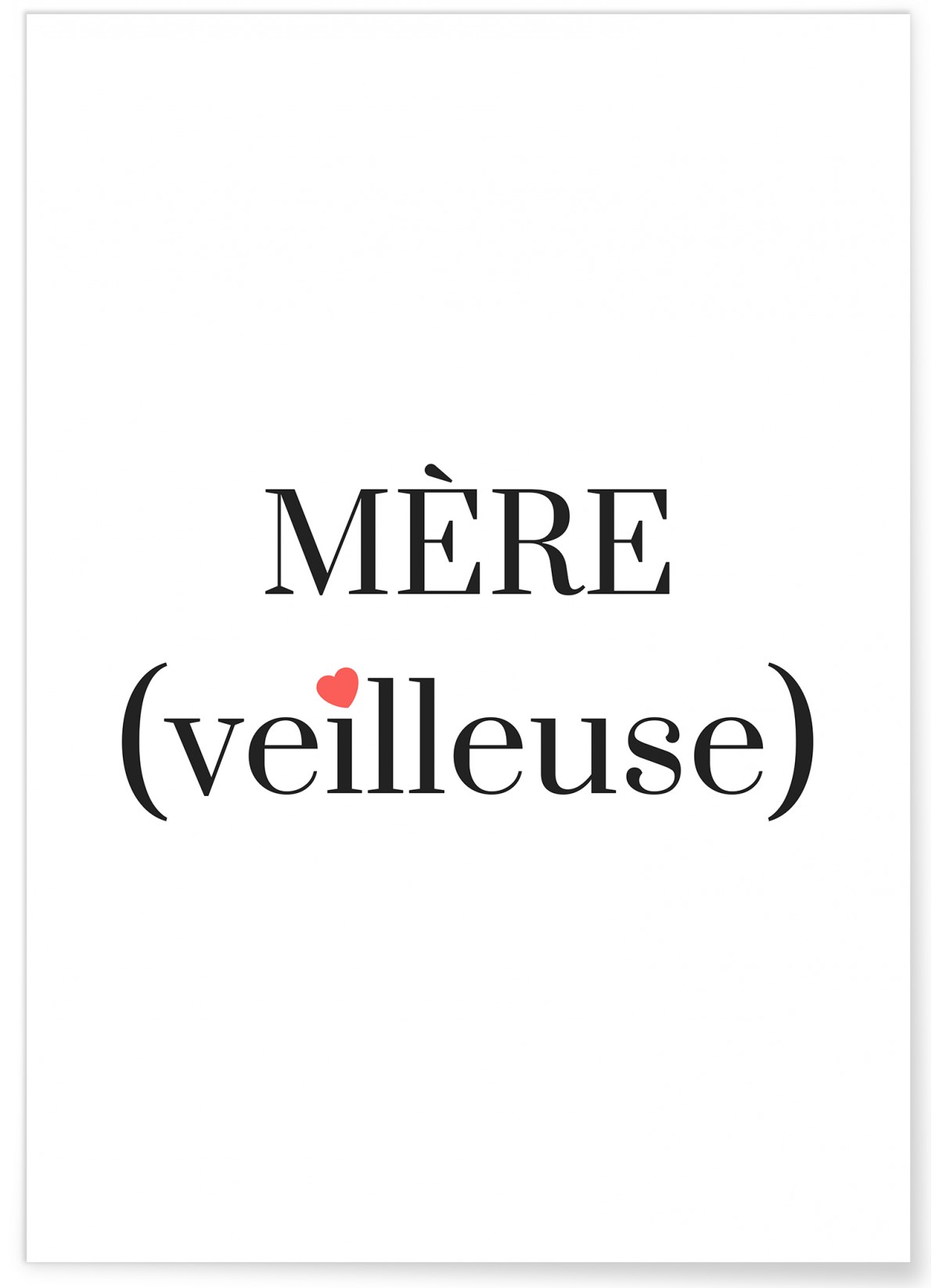 Affiche Mère(veilleuse), L'AFFICHERIE