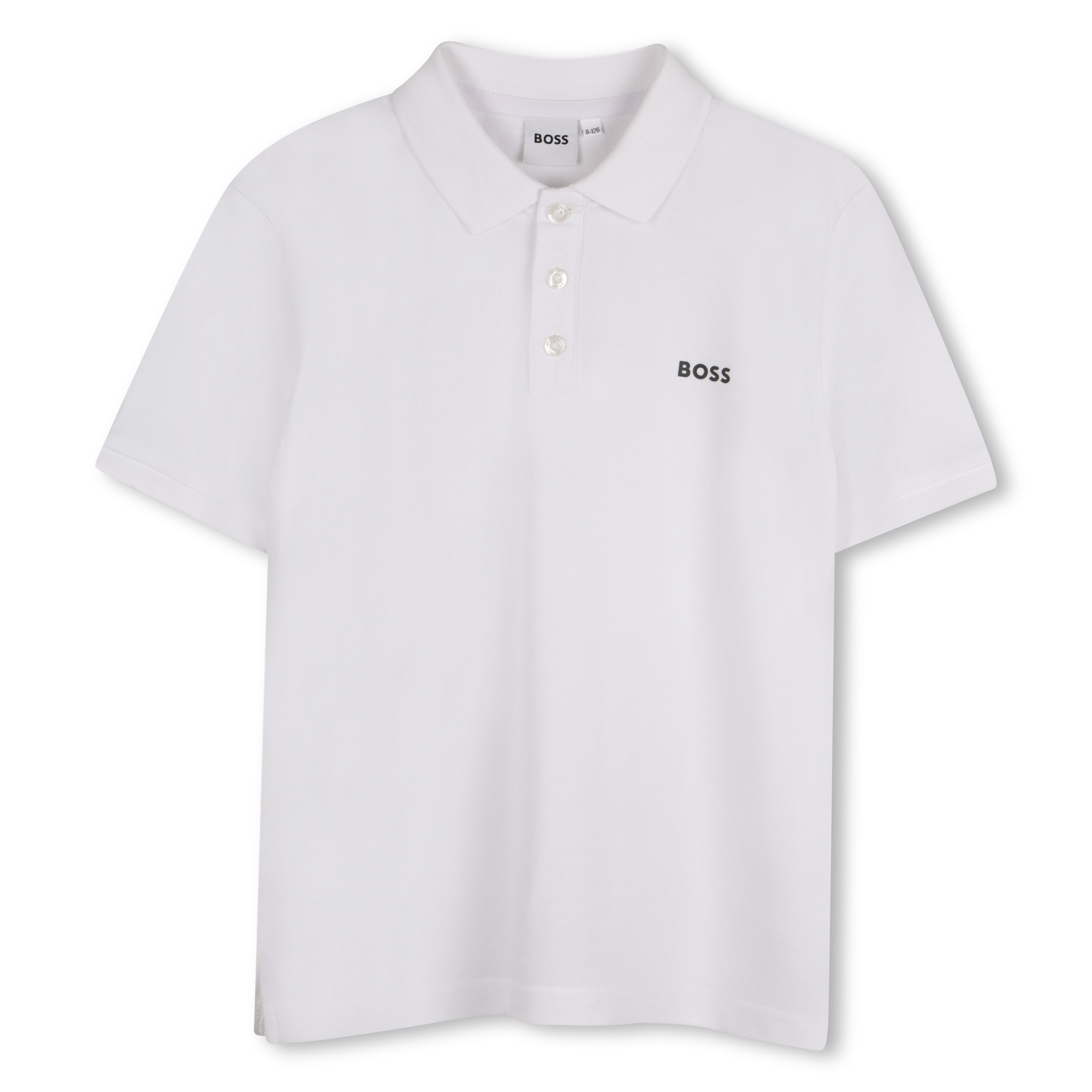 Polo en coton avec logo, BOSS KIDSWEAR