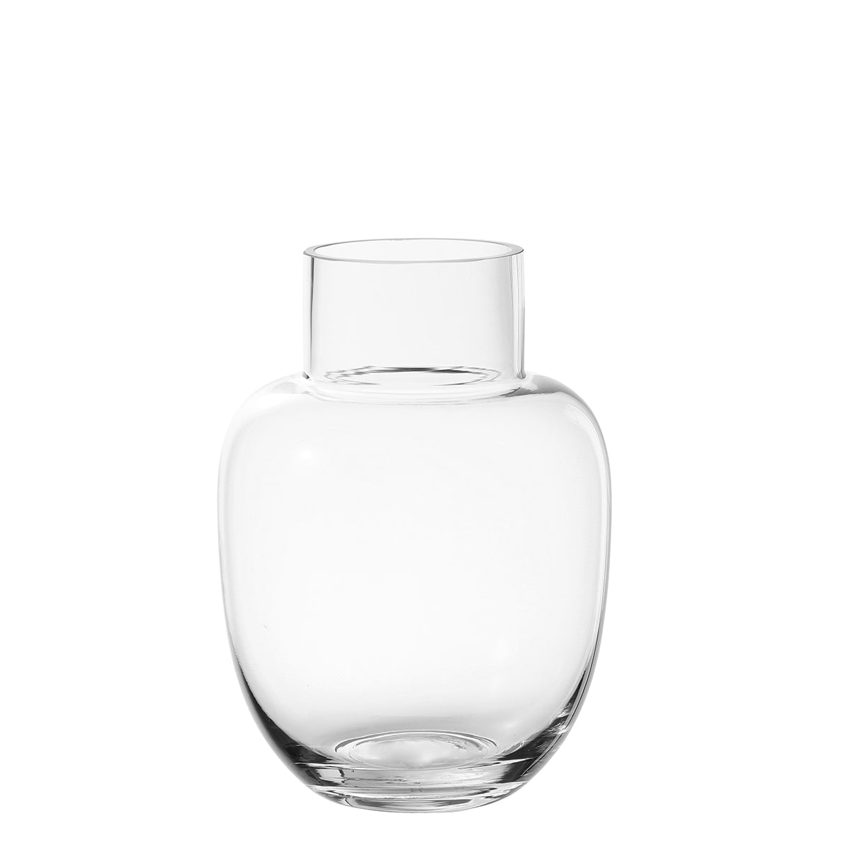 Vase décoratif arrondi en verre H25, SIA DECO