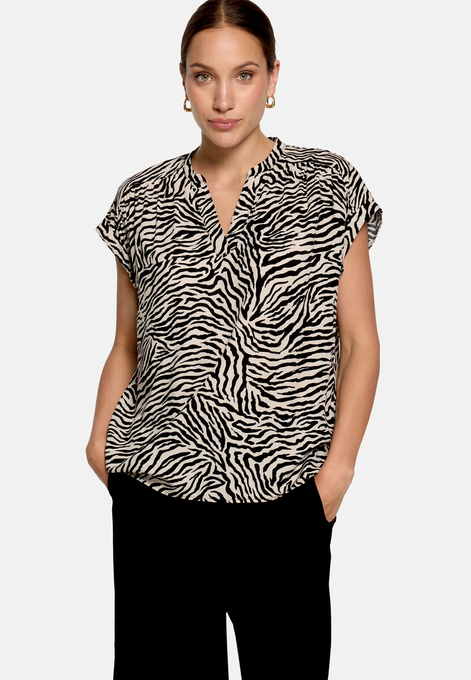 Tunique à imprimé animalier, ZERO