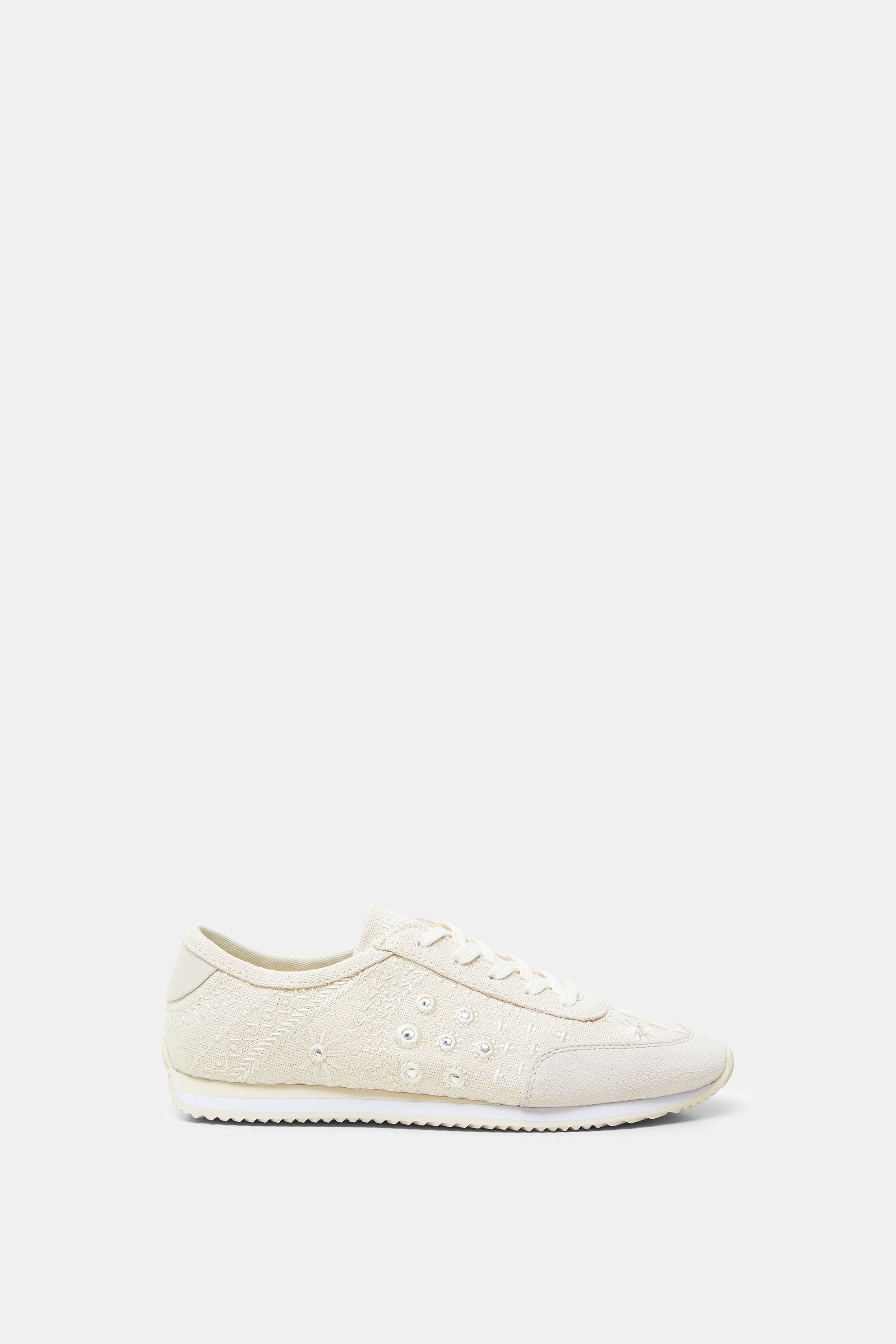 Baskets En Cuir Brodées, DESIGUAL