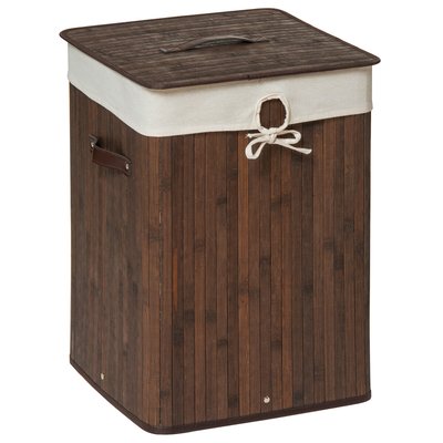Bamboo Laundry Hamper With Liner SO'HOME