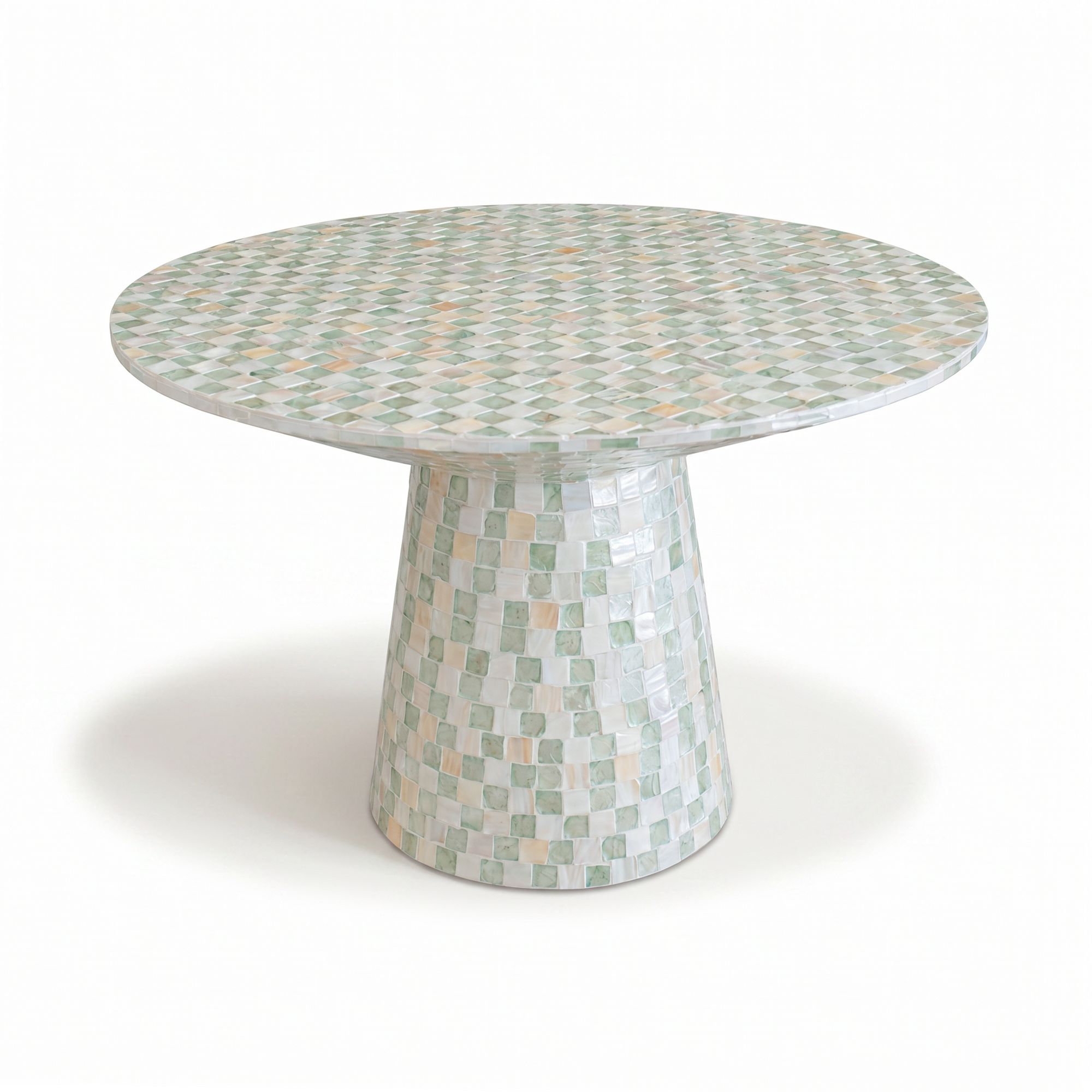 Table basse en coquille de Capiz, NACARA, NOW'S HOME
