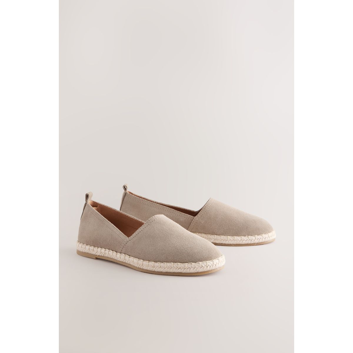 Espadrilles en daim à bout fermé, NEXT