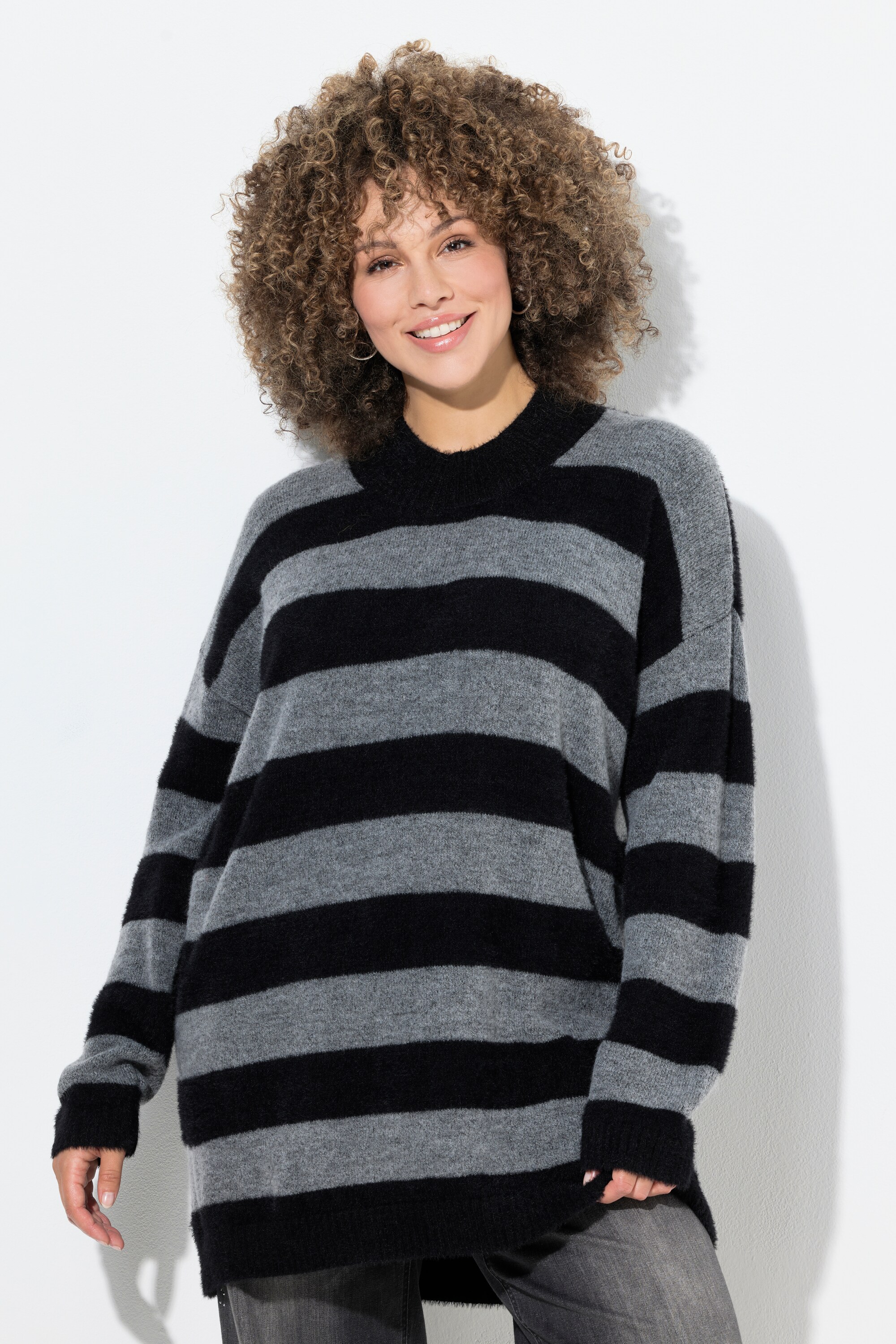 Pull moelleux à rayures, ULLA POPKEN