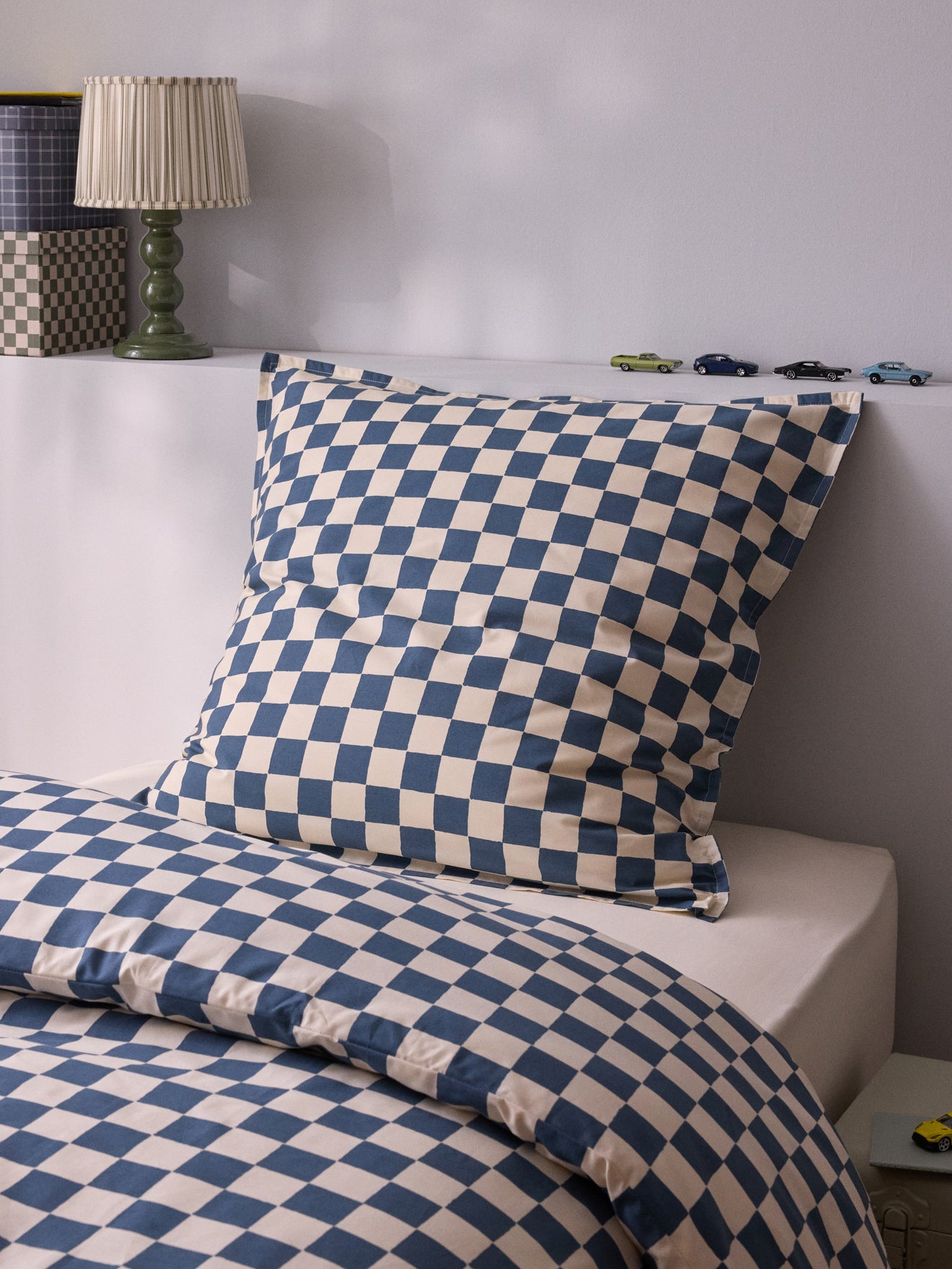 Taie d'oreiller percale de coton "MARIUS", CYRILLUS