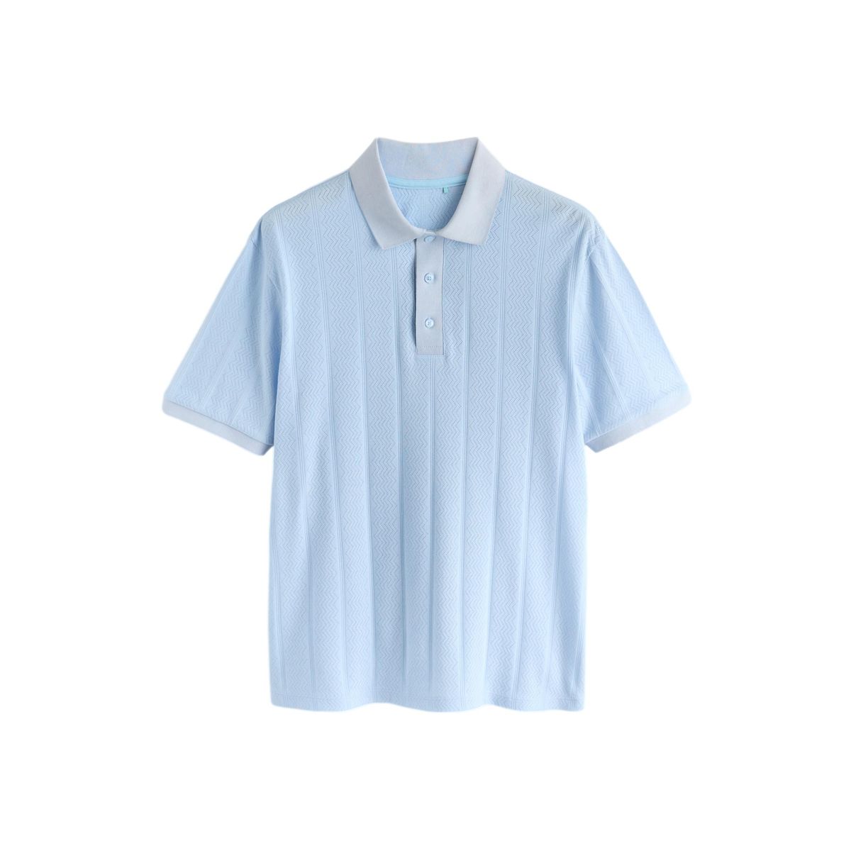 Polo coupe standard en maille pointelle, NEXT