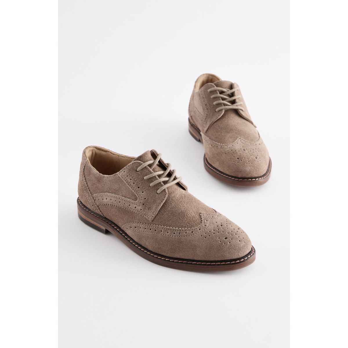 Chaussures richelieu en cuir à lacets, NEXT