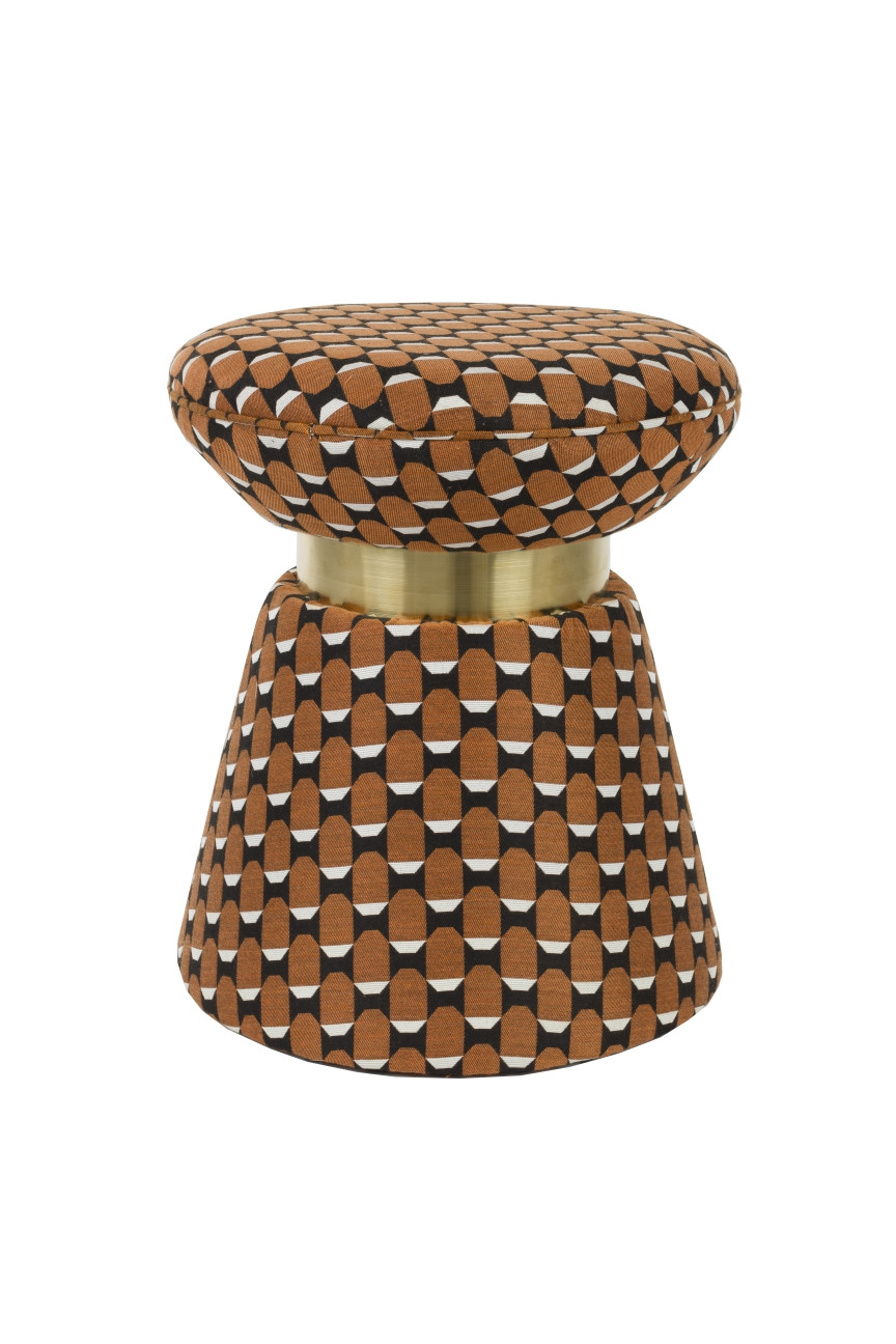 Tabouret design en métal, PIN, BOITE A DESIGN