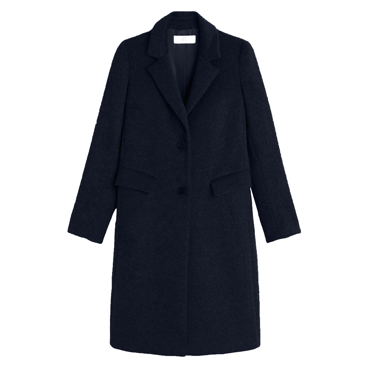 Wool mix buttoned coat La Redoute Collections La Redoute