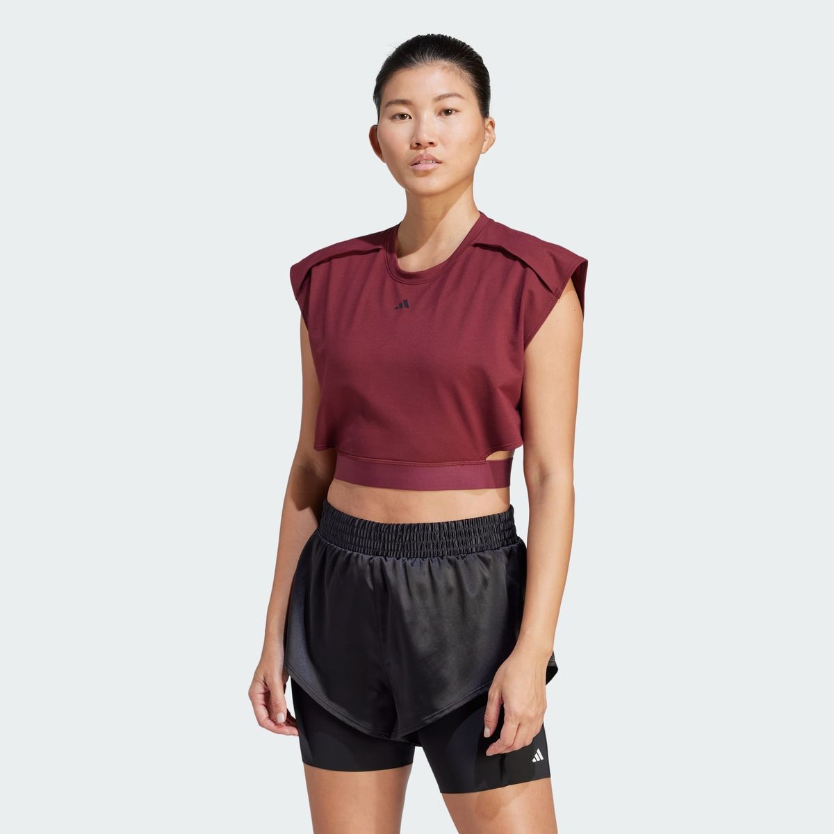 T shirt adidas femme bordeaux top