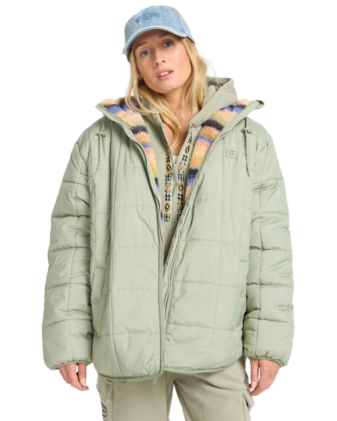 Doudoune avec capuche HAPPY CAMPER, BILLABONG