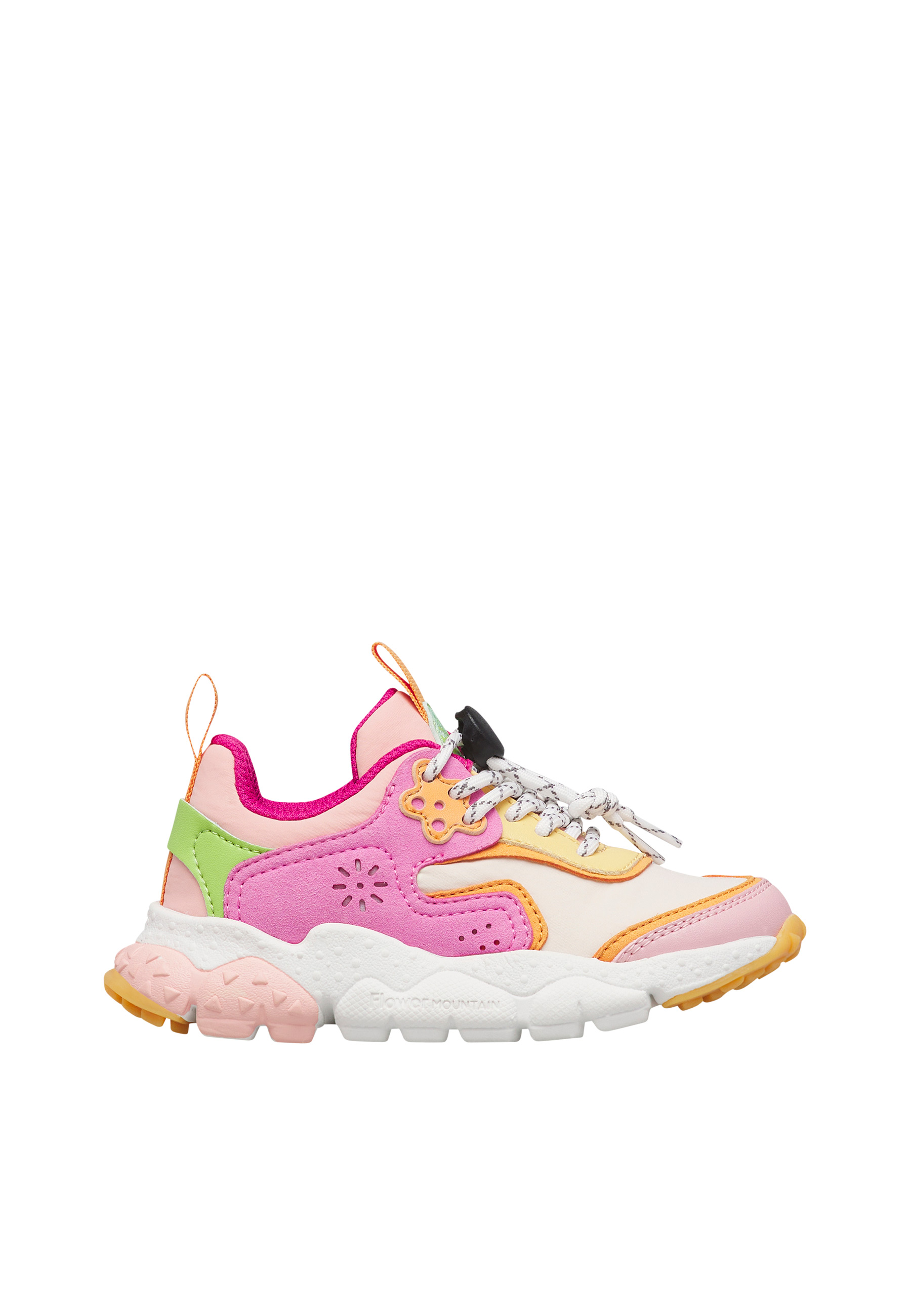 Sneakers en simili cuir et tissu technique DOI JUNIOR., NATURINO