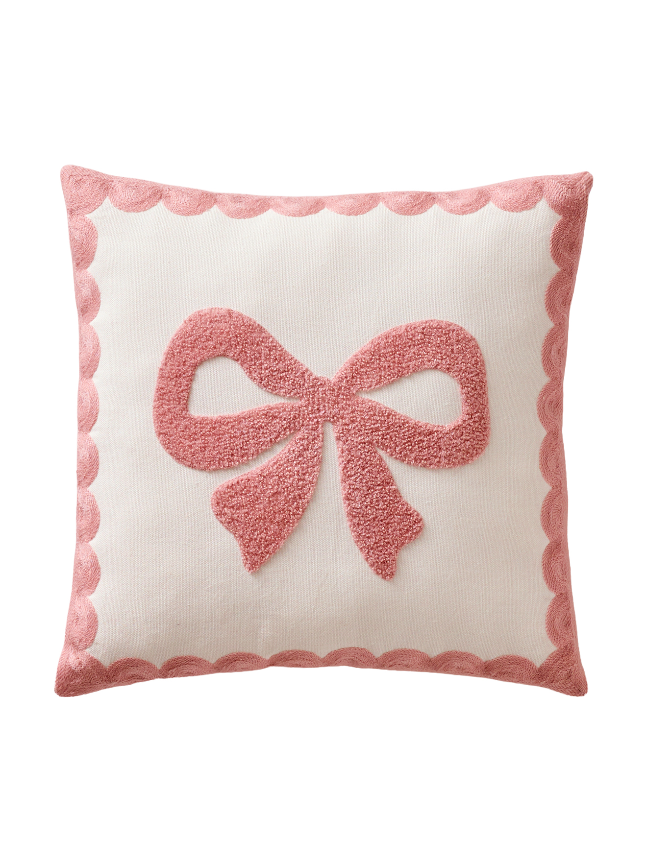 Coussin finition feston, VERTBAUDET