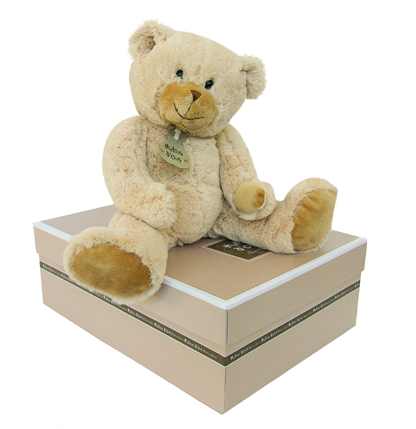 Ours en peluche Beige 22 cm, HISTOIRE D'OURS