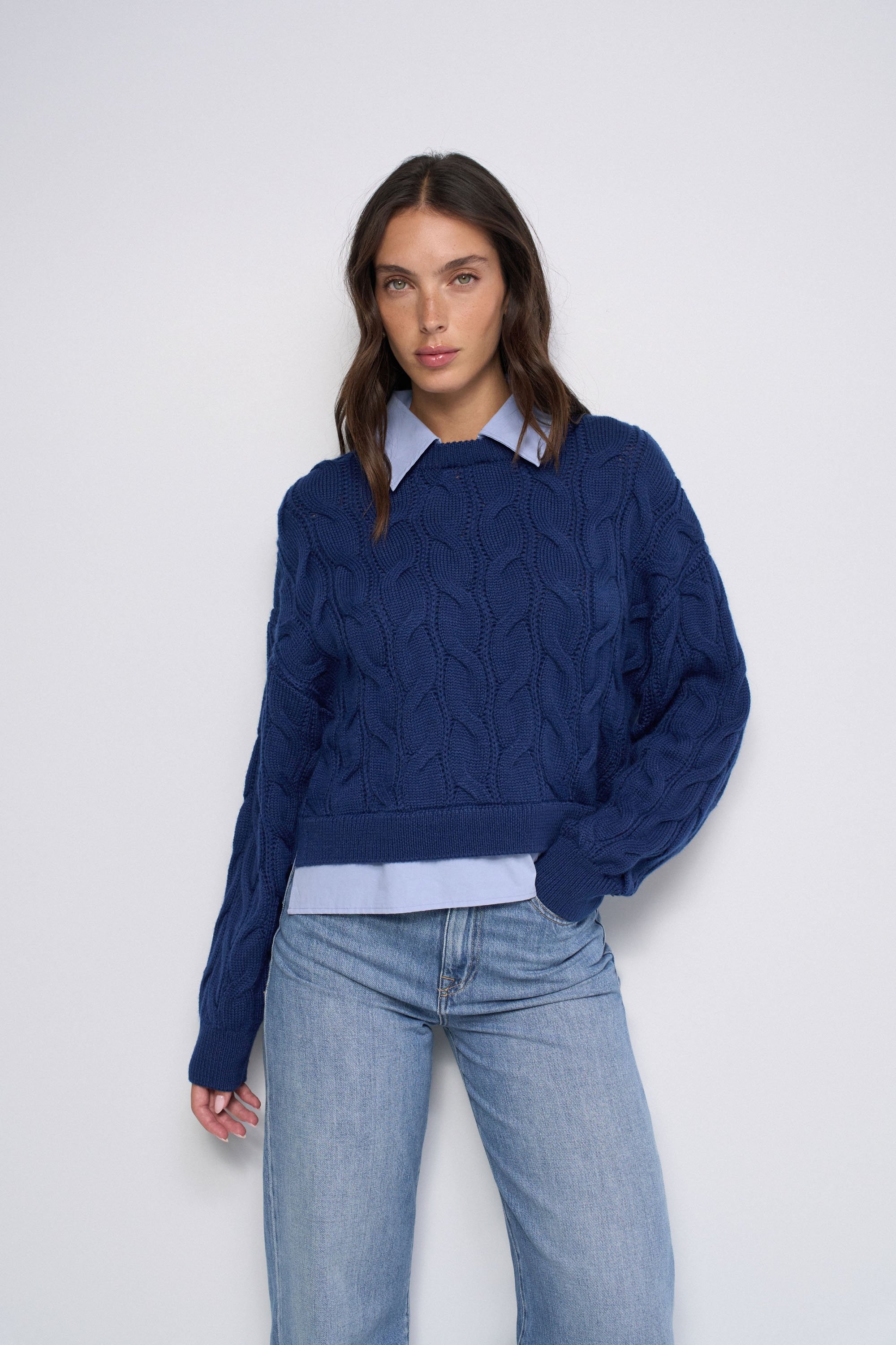 PULL COMBINÉ AVEC CHEMISE, SALSA JEANS