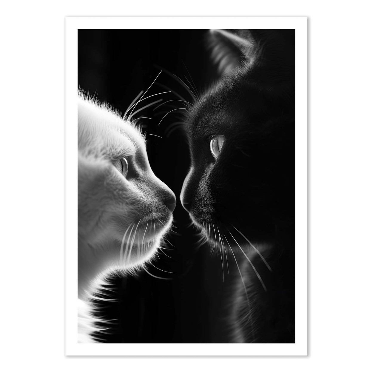 Affiche d'art - Head to head - Philippe Hugonnard, WALL EDITIONS