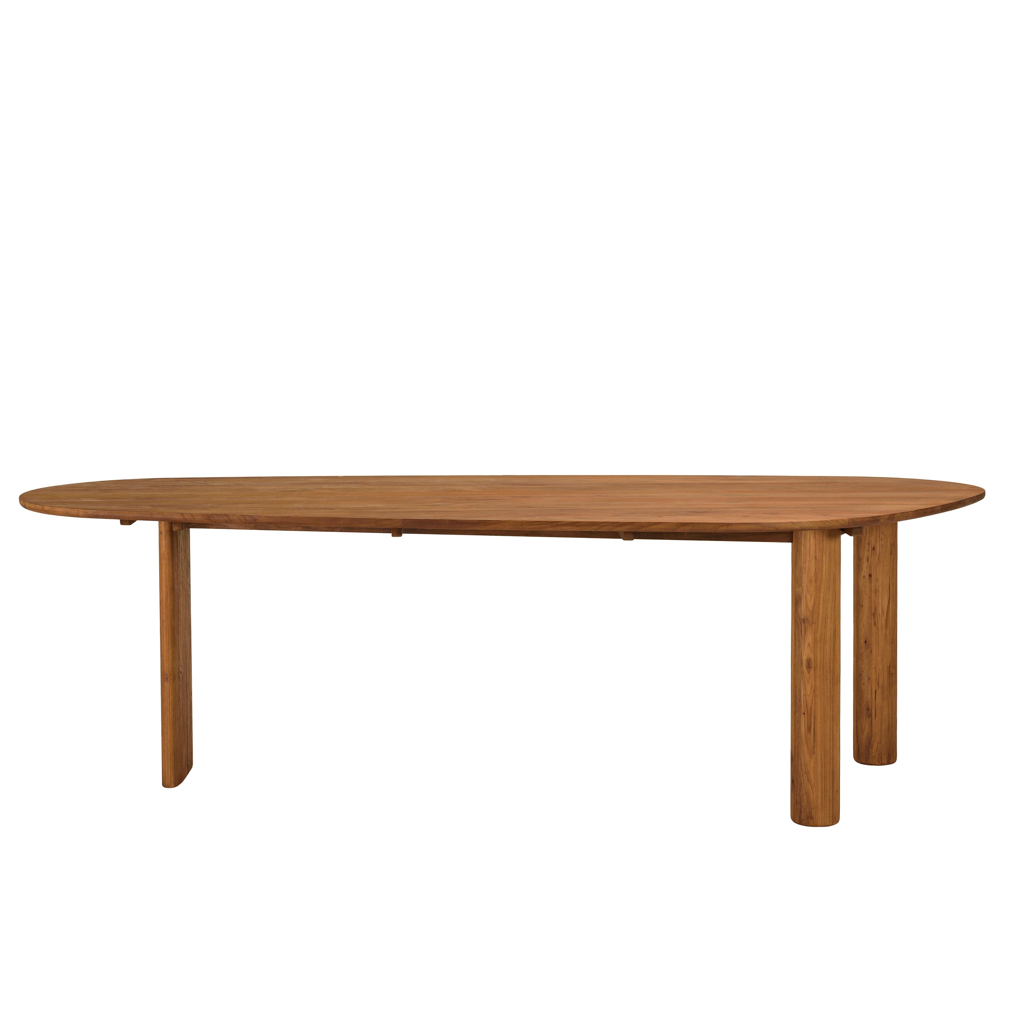 Table à manger 260x120cm en bois de teck recyclé SWING, PIER IMPORT