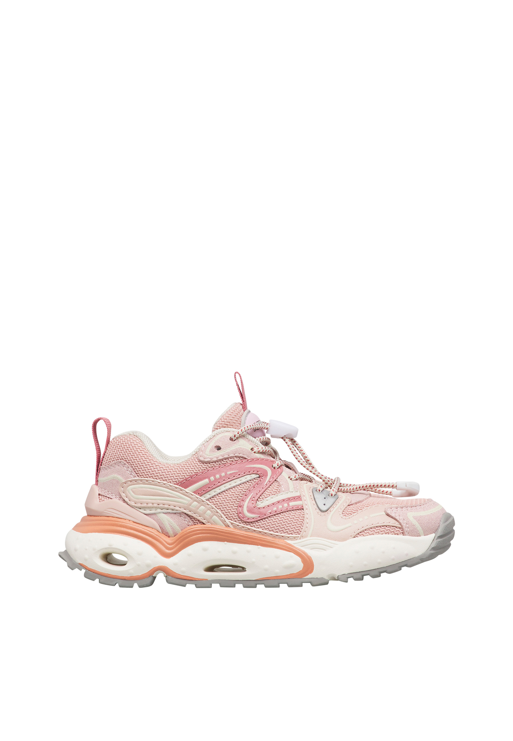 Sneakers en écopelle et tissu FLYNER., NATURINO