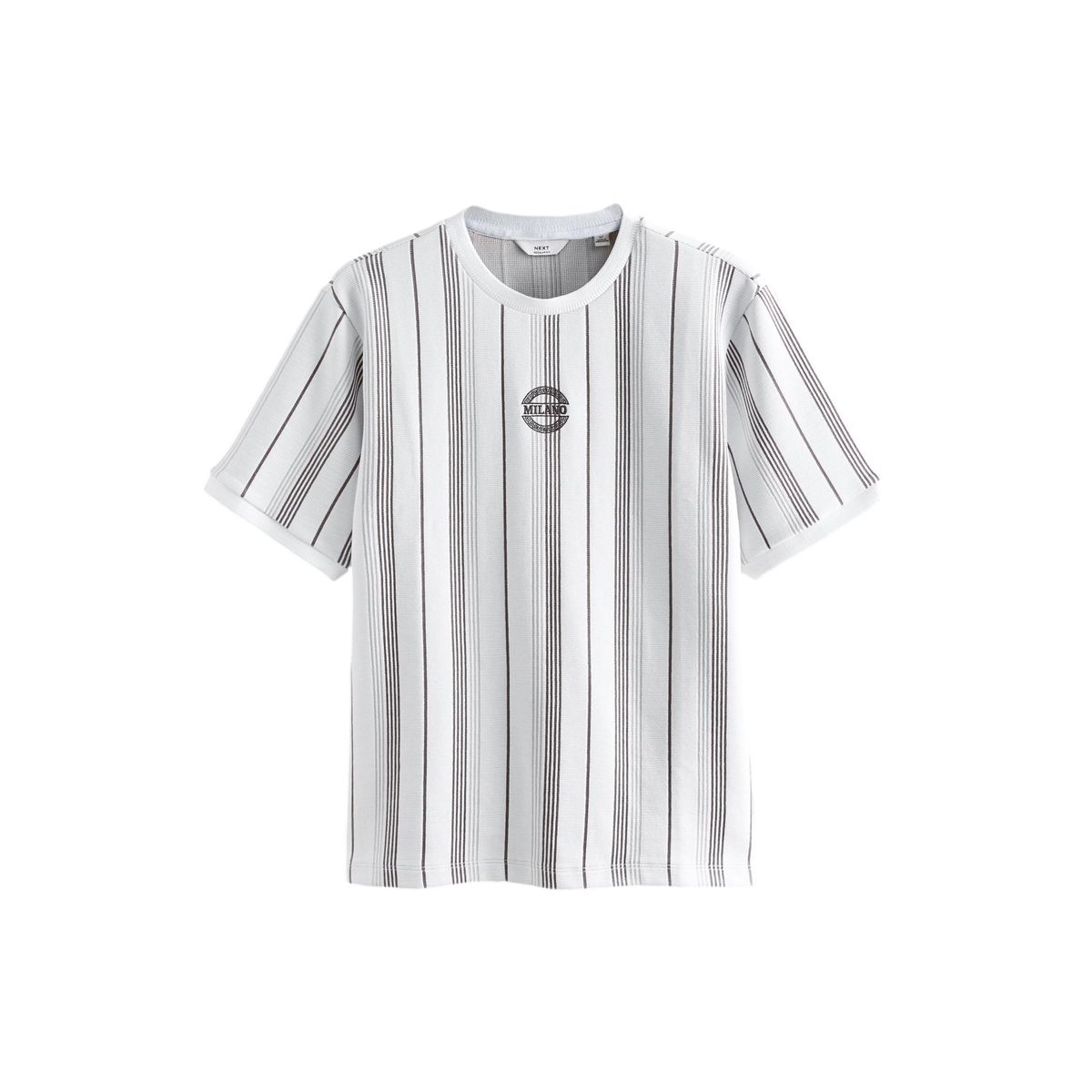 homme à rayures élégantes blanc noir gris foncé