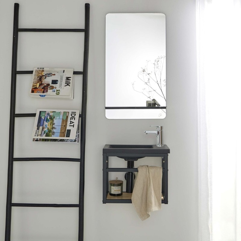 Ensemble lave-mains + miroir + robinet SAO, MOB IN