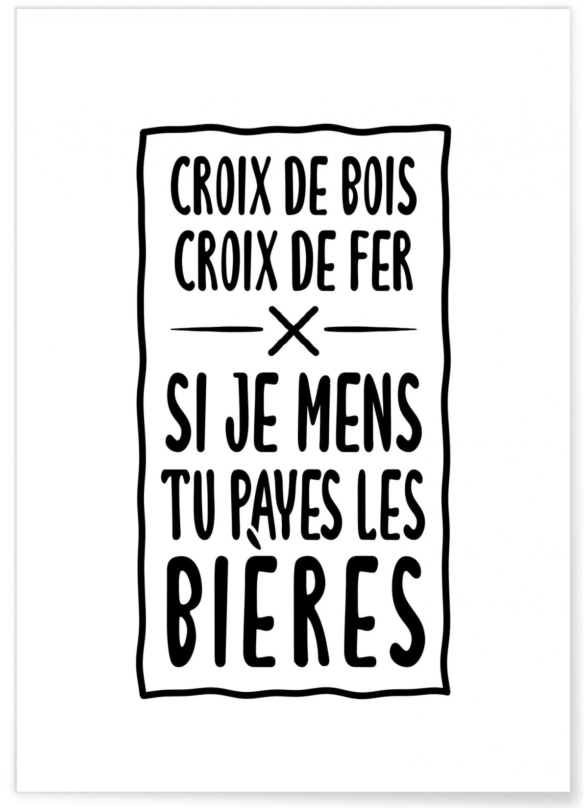 Affiche 'Croix de Fer', L'AFFICHERIE
