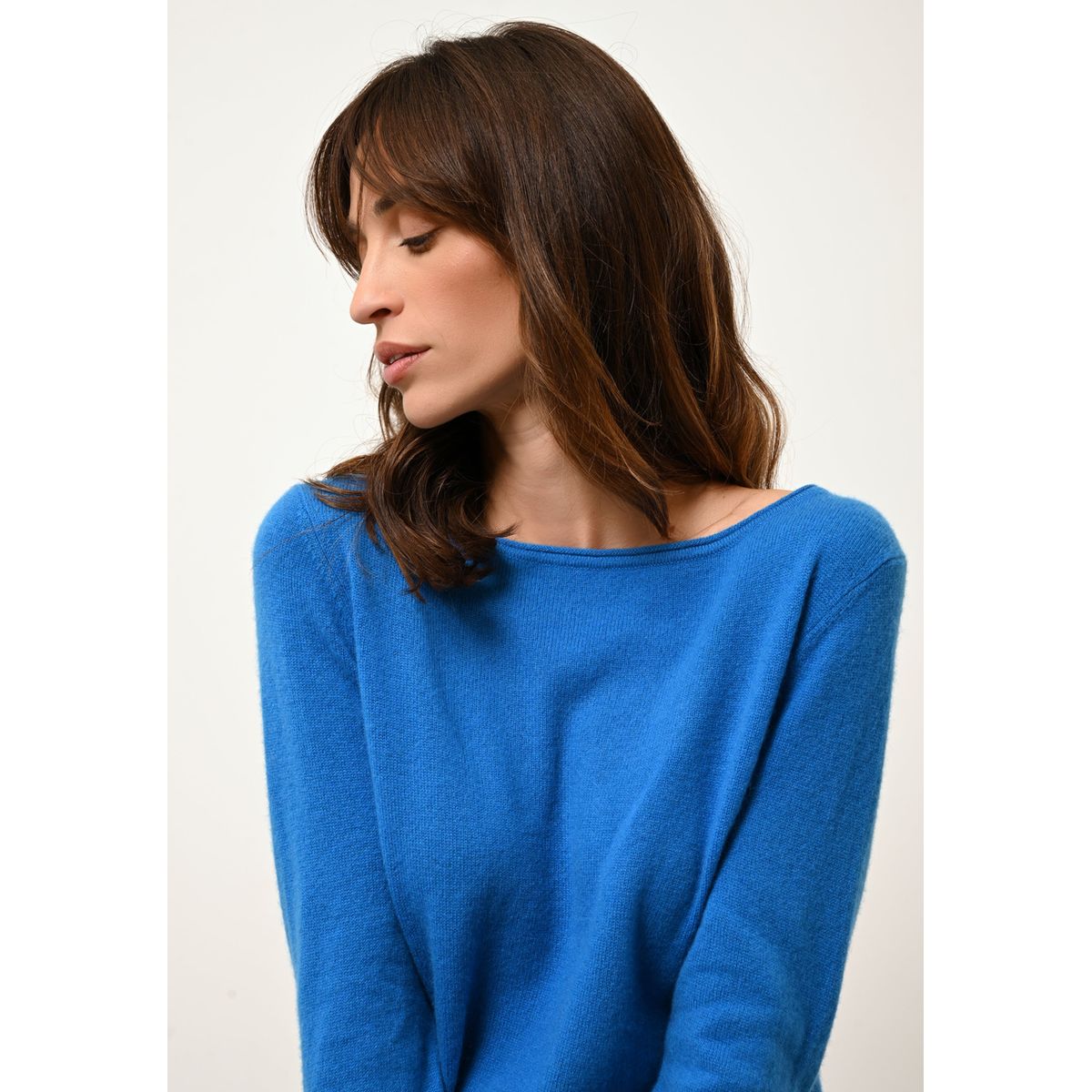 Pull cachemire best sale femme col bateau