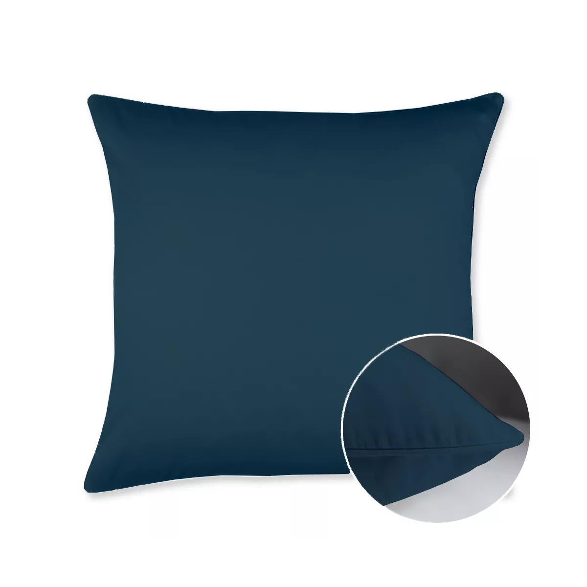 Taie d'oreiller satin de coton AVA UNI, GARNIER THIEBAUT