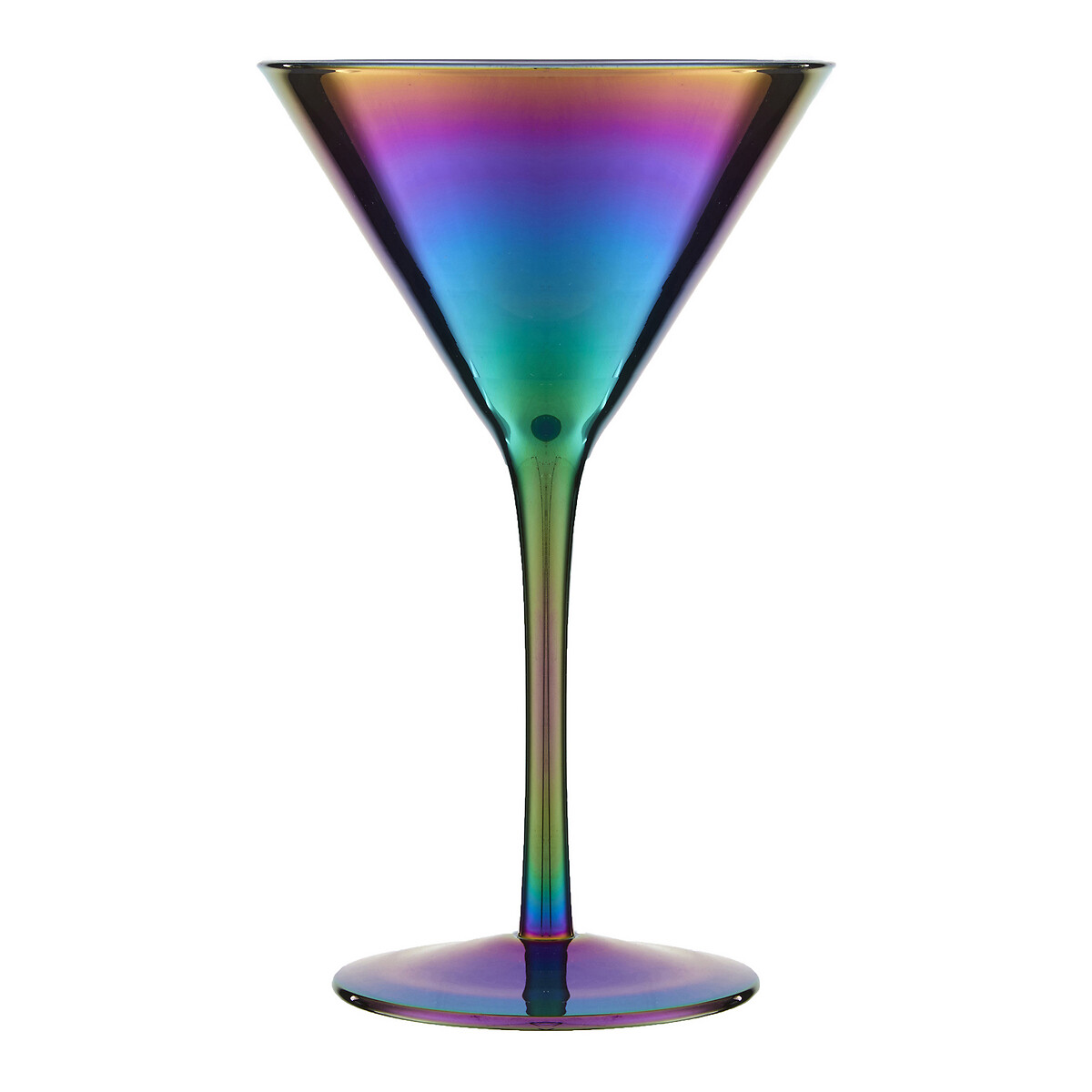 NEW! Rainbow Assorted Martini Glasses Set/4