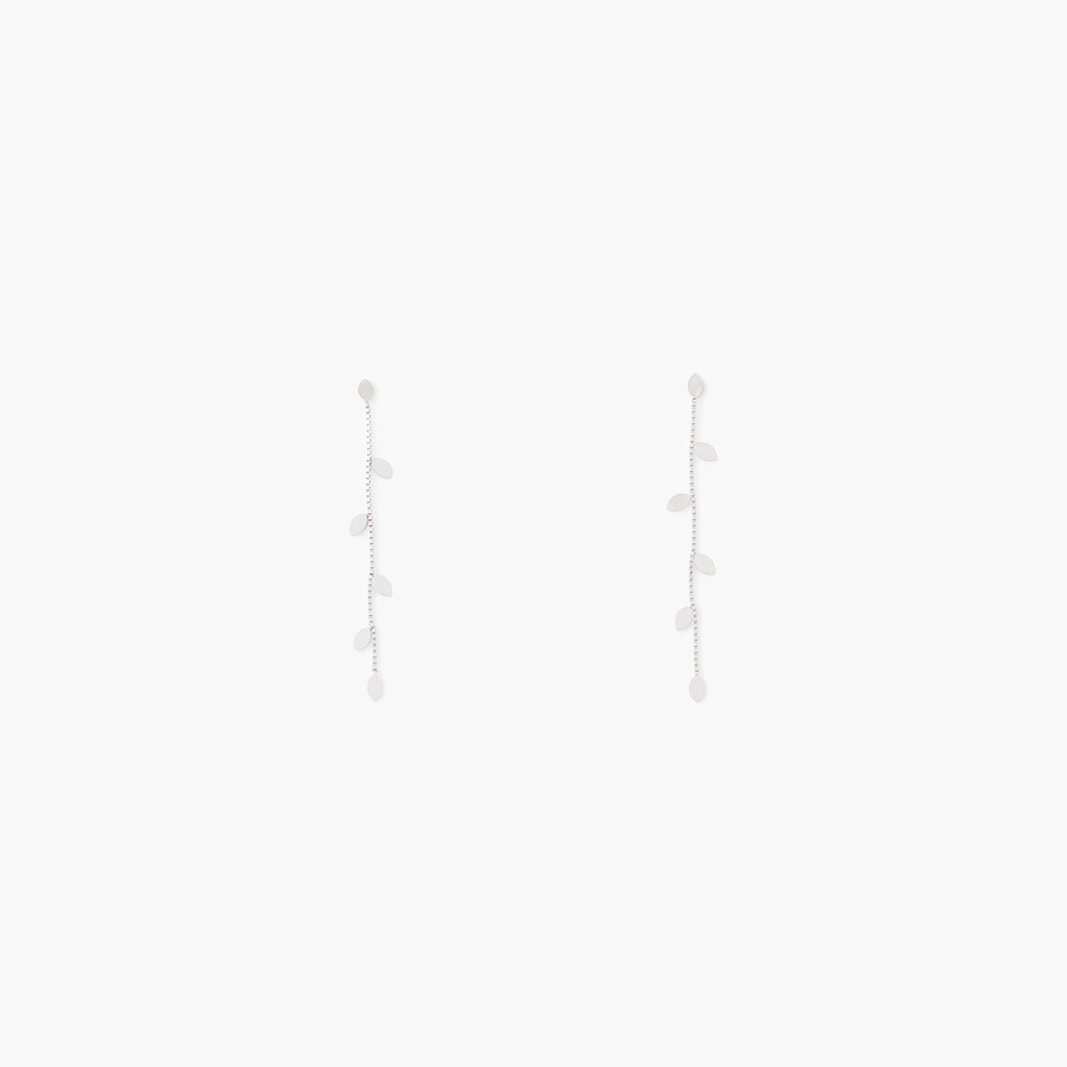 Boucles d'oreilles longues acier inoxydable argenté, BALABOOSTE