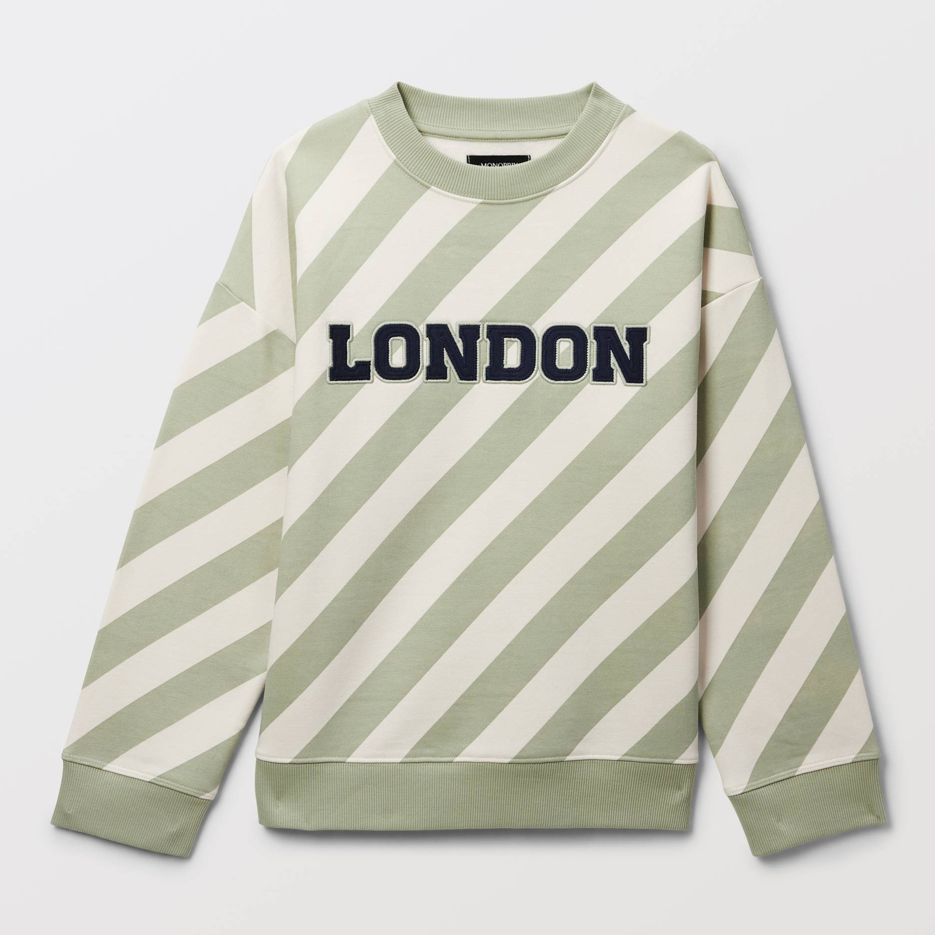 Sweat imprimé en coton BIO GOTS, MONOPRIX