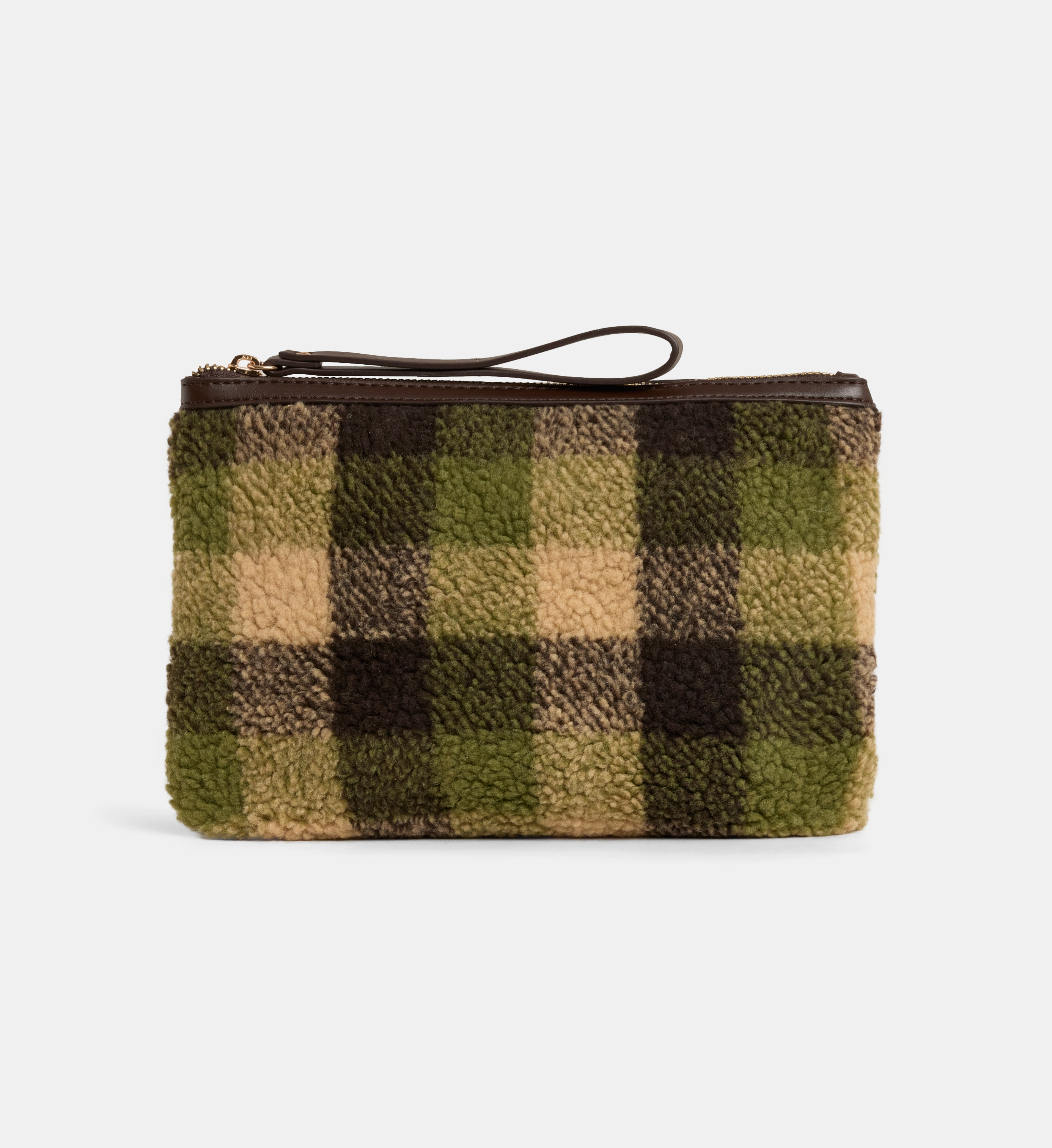 Pochette vicky en imitation peau lainée, GALERIES LAFAYETTE