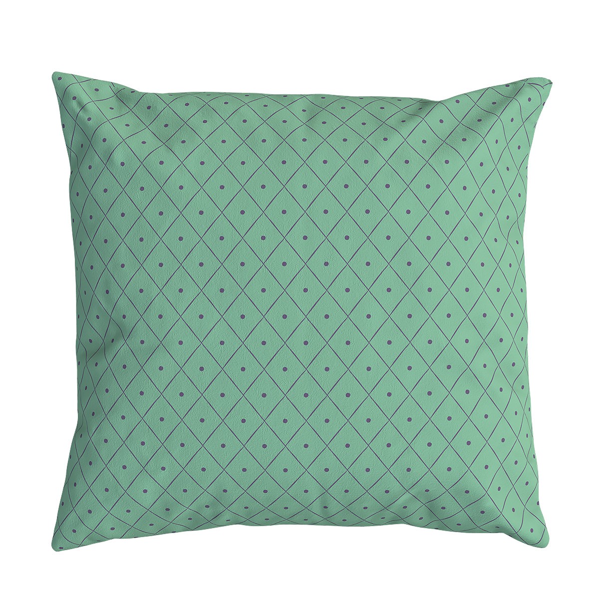 Housse de coussin en velours géométrique, SAMBA, VENT DE BOHÈME