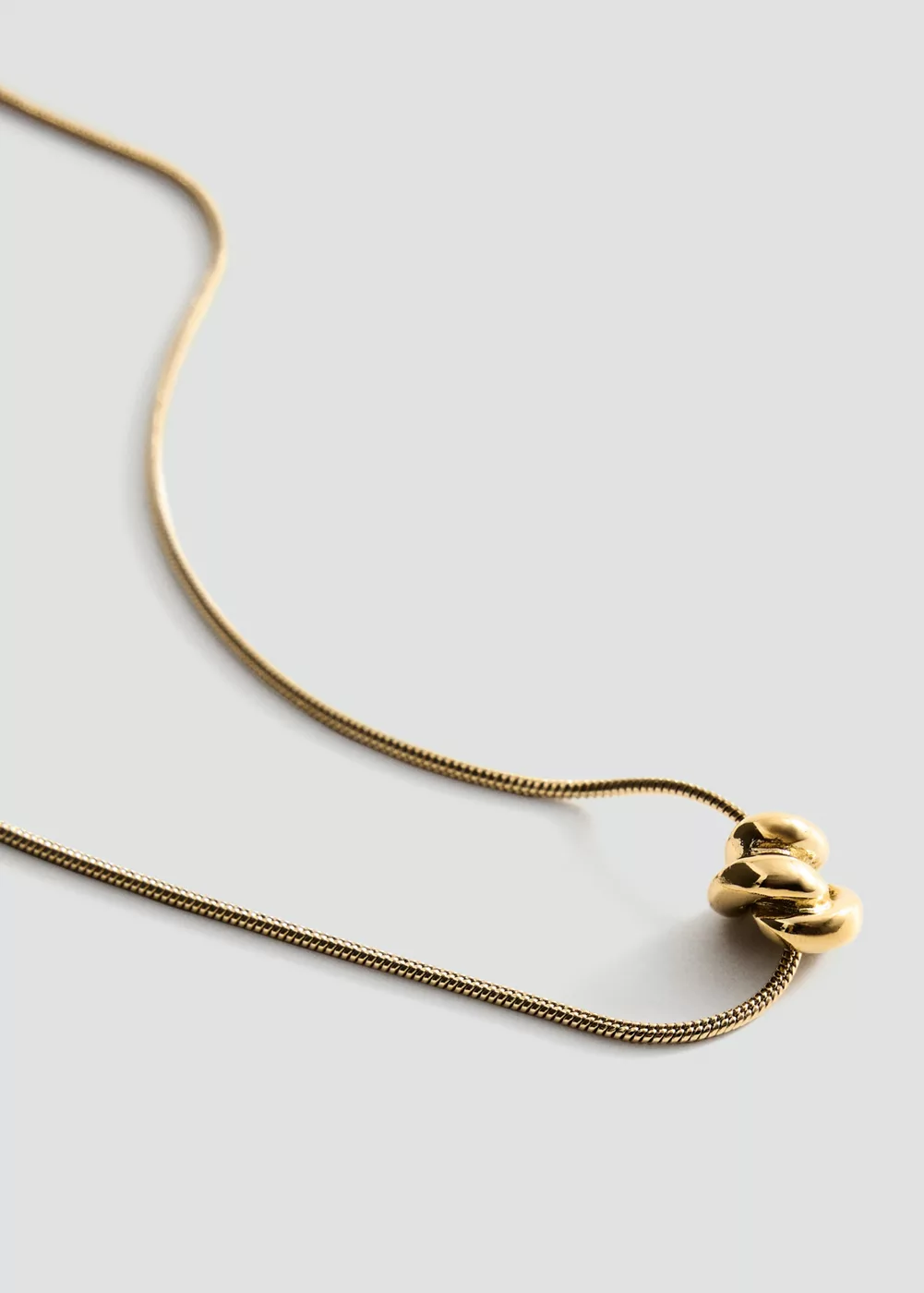 Collier pendentif en acier inoxydable, MANGO