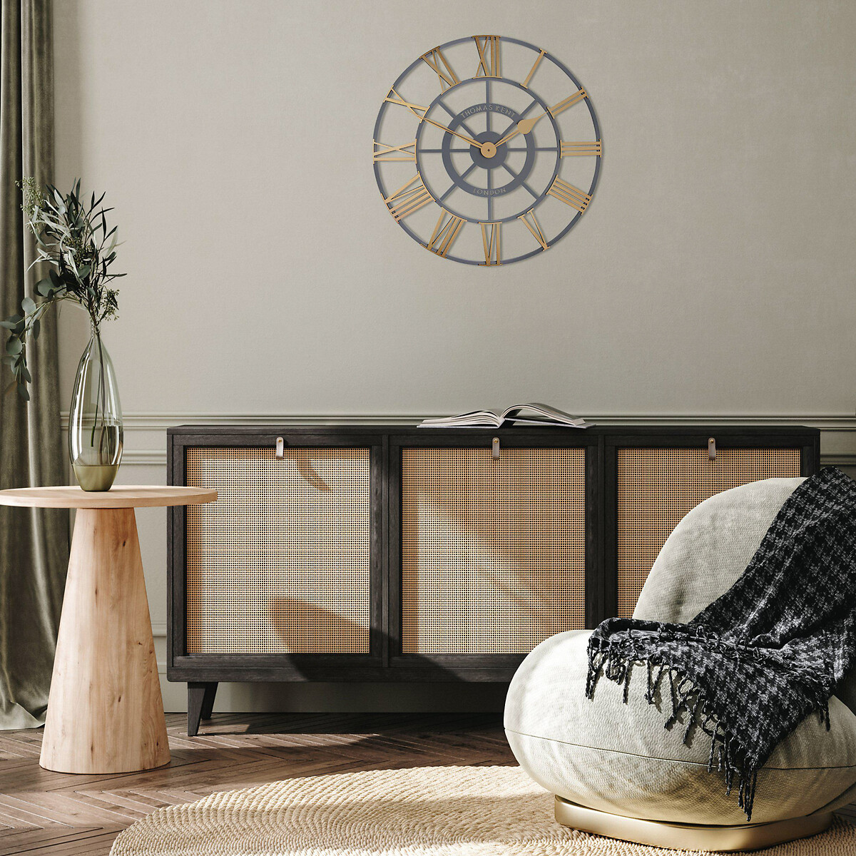 Evening Star 24" Large Wall Clock, THOMAS KENT