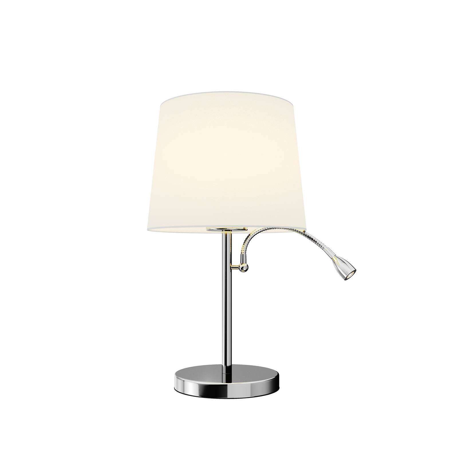 Lampe à poser en textile moderne, Benjiro, LINDBY