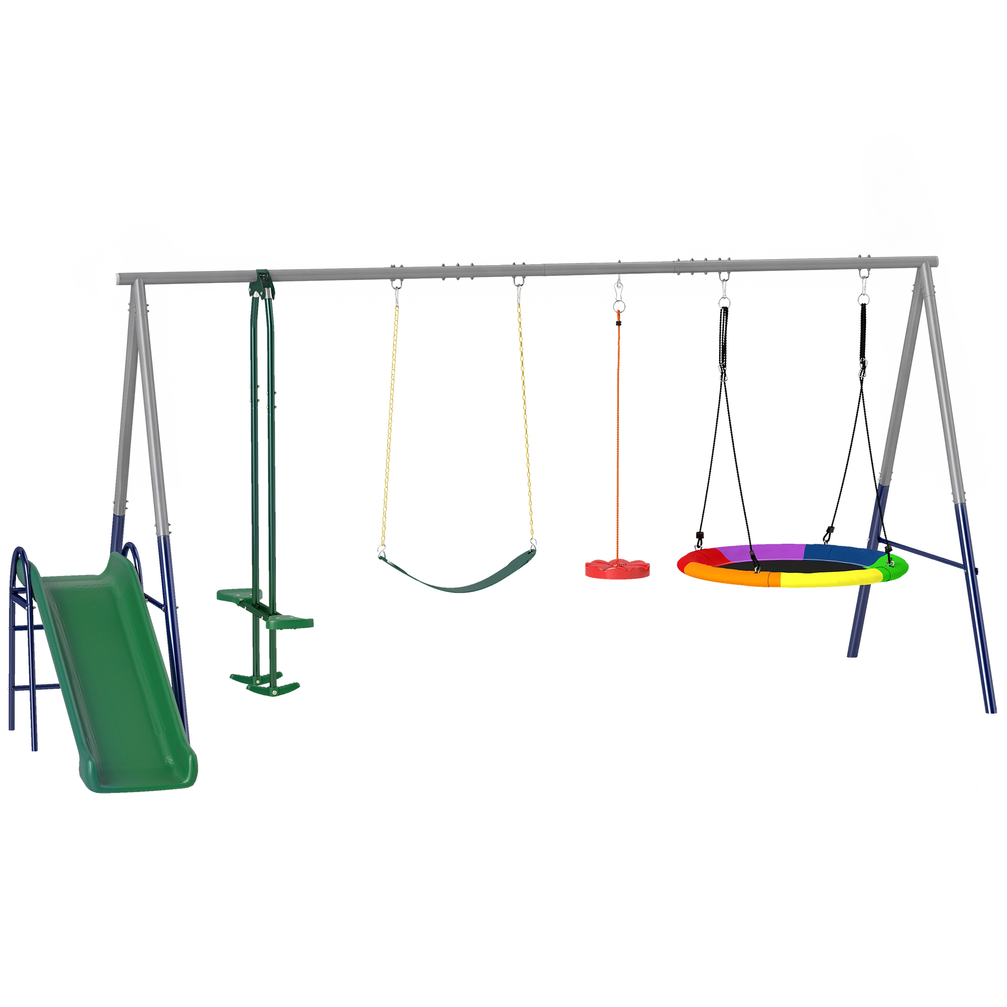 Ensemble balançoire et toboggan pour enfants, AIYAPLAY