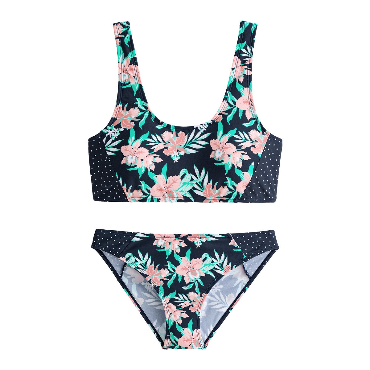 Maillot de bain 2 pi ces imprim fleurs imprim La Redoute